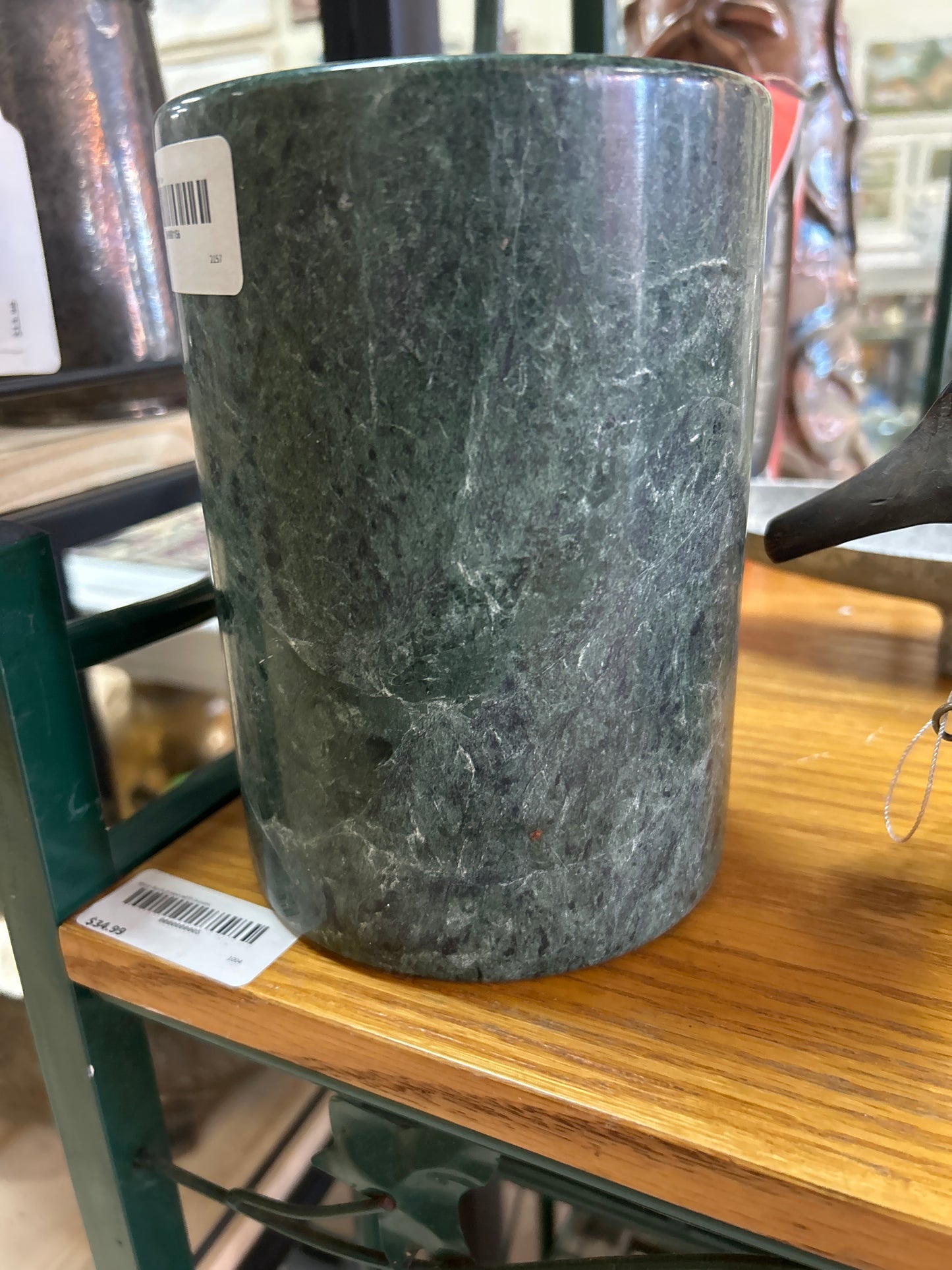 Marble Tool Holder / Vase 7” x 5”