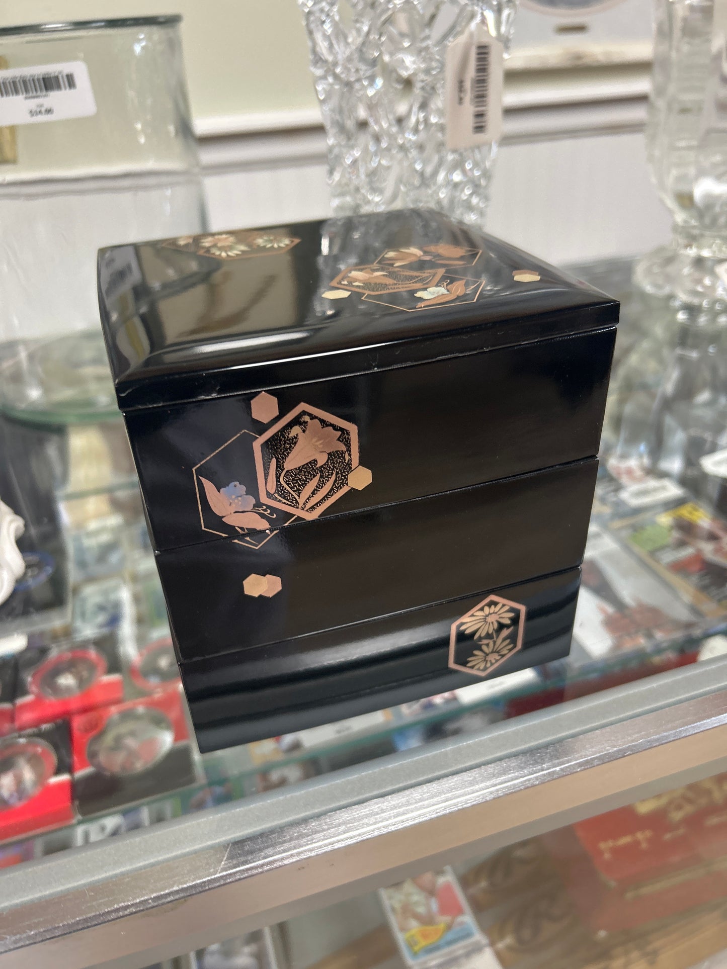 Vintage Stackable Keepsake Boxes