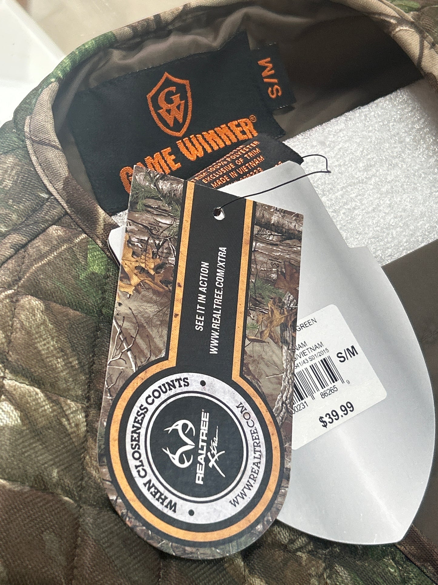 S/M Hunters Camo Vest with Detachable Seat (Game Winner)