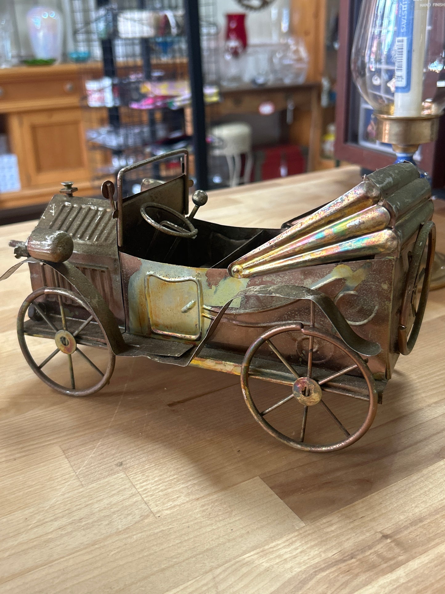 Car music box in rough condition
