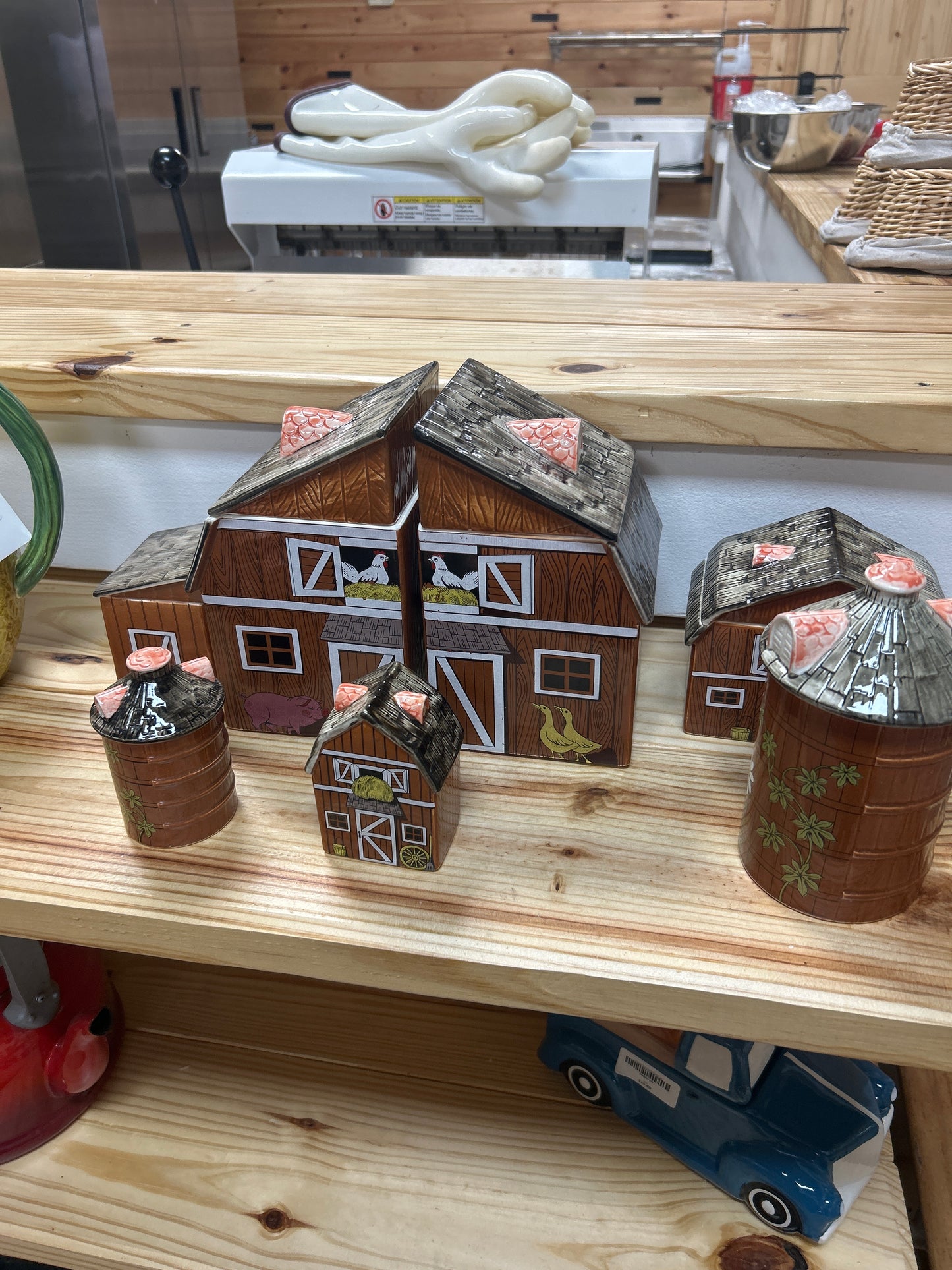 Vintage Gentleman Farmer Canisters Set 1980