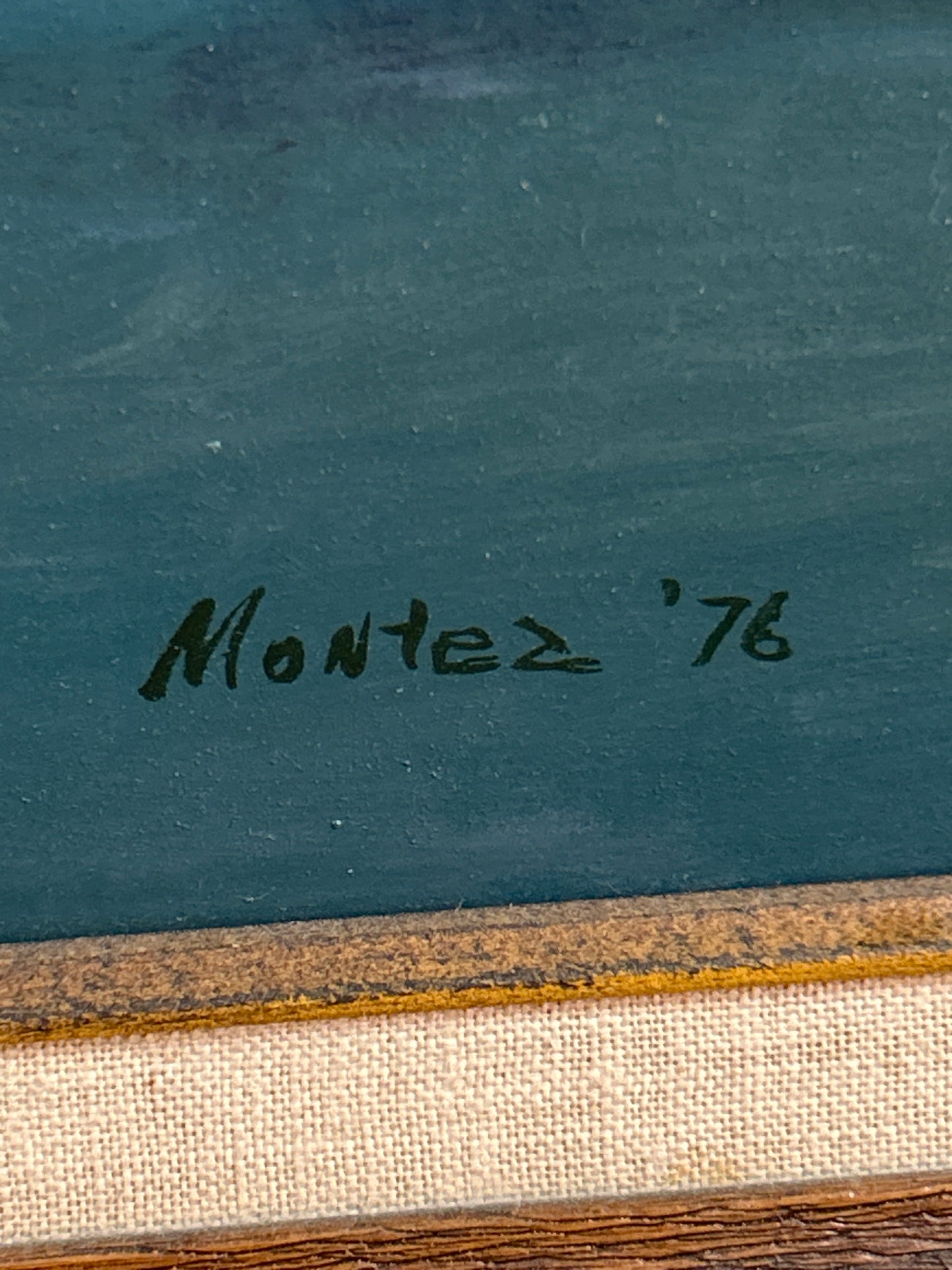 1976 Painting By Montez Fruit