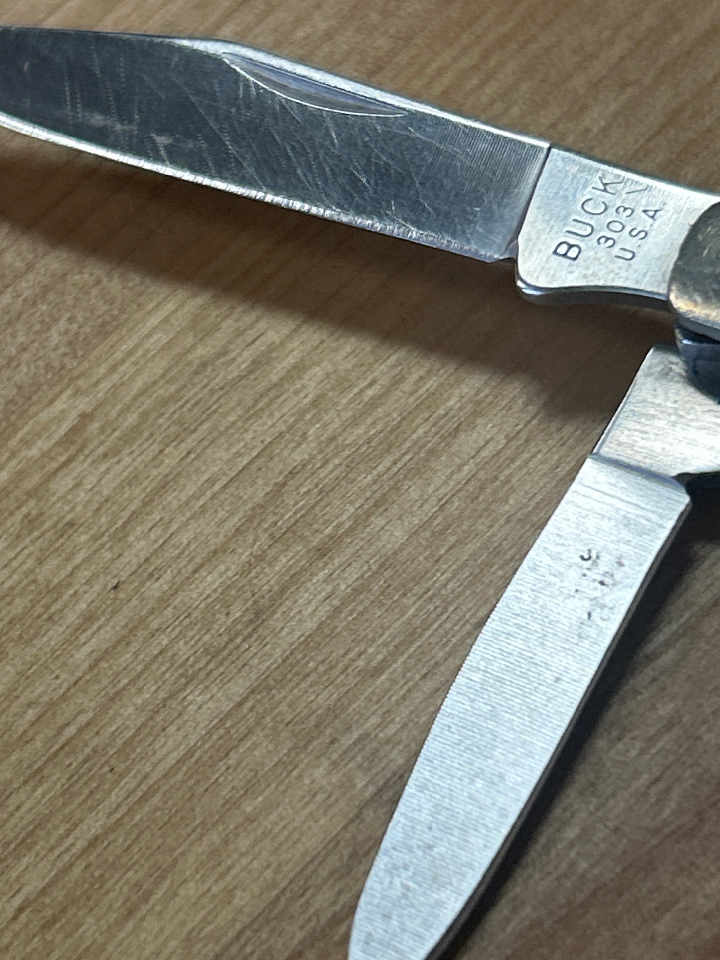 Vintage Buck 303 USA 3-Blade Folding Knife (used)