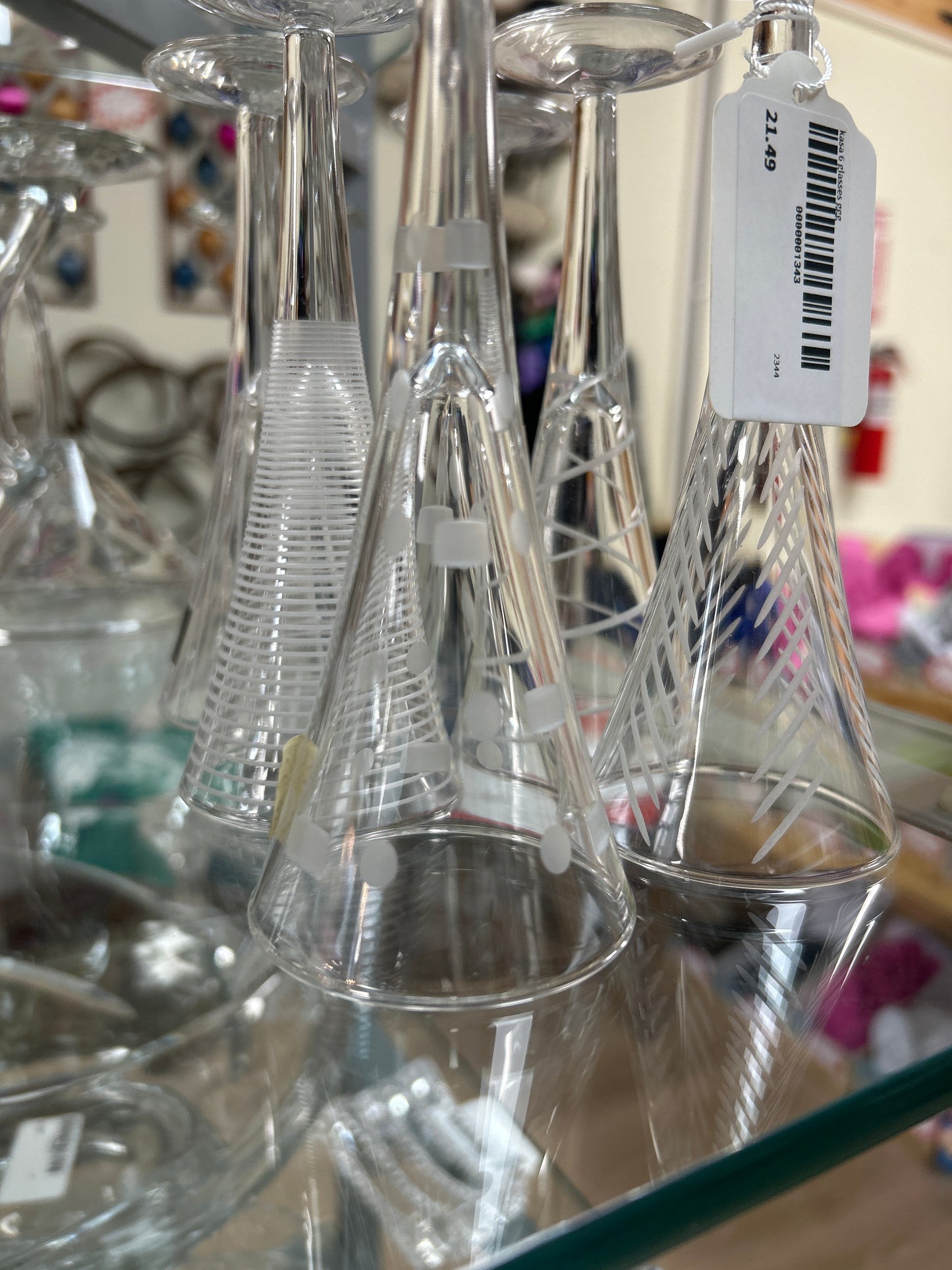 Mikasa 6 glasses in set