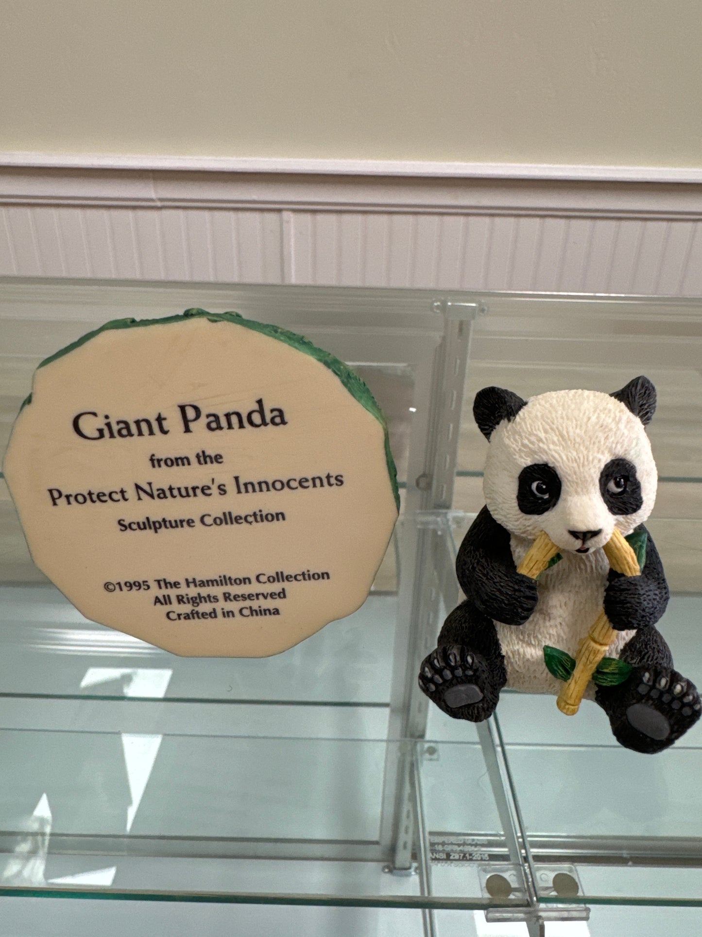 1995 The Hamilton Collection Protect Nature’s Innocents “Giant Panda”