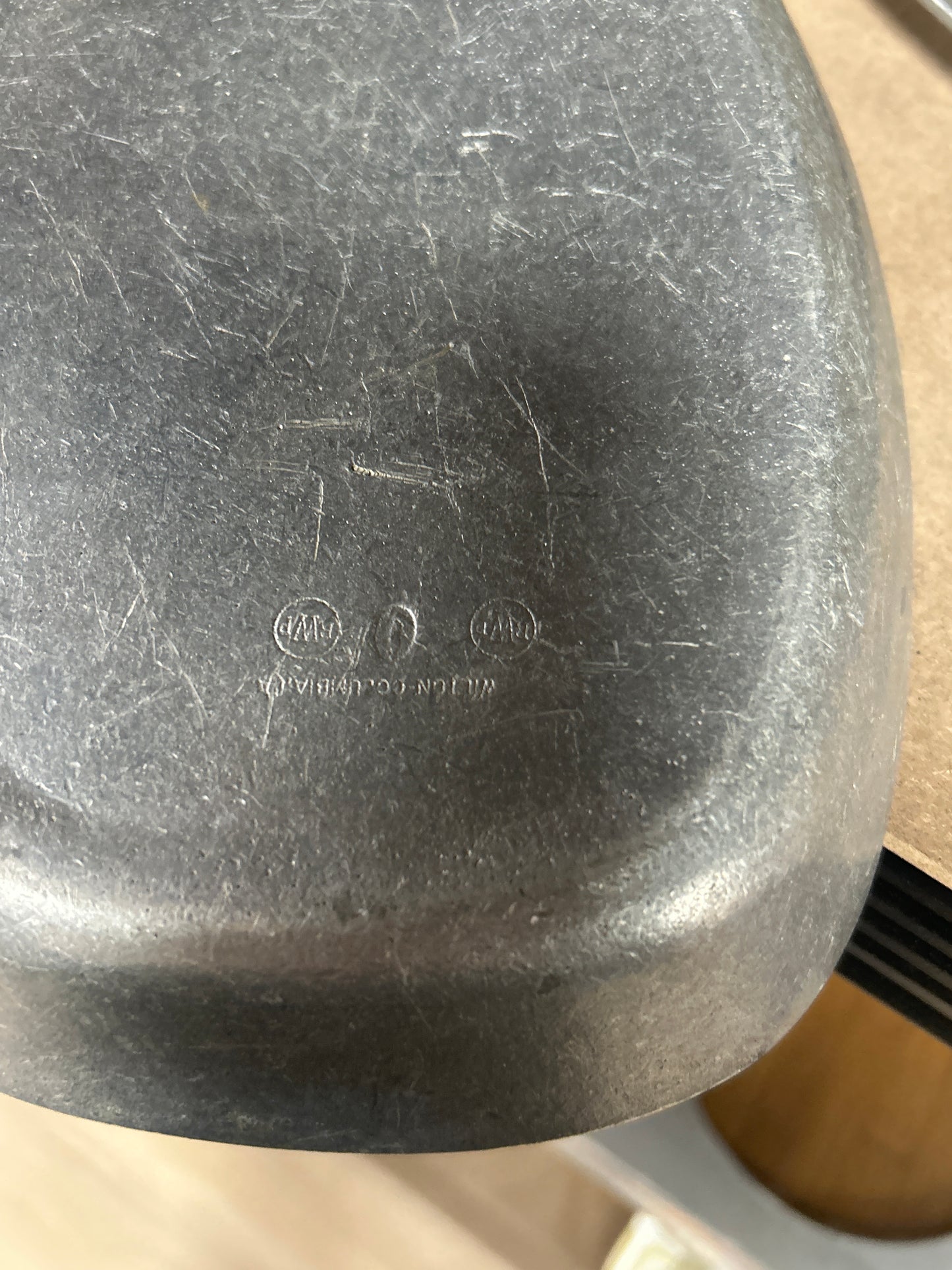 Daily Bread Platter Pewter 9”