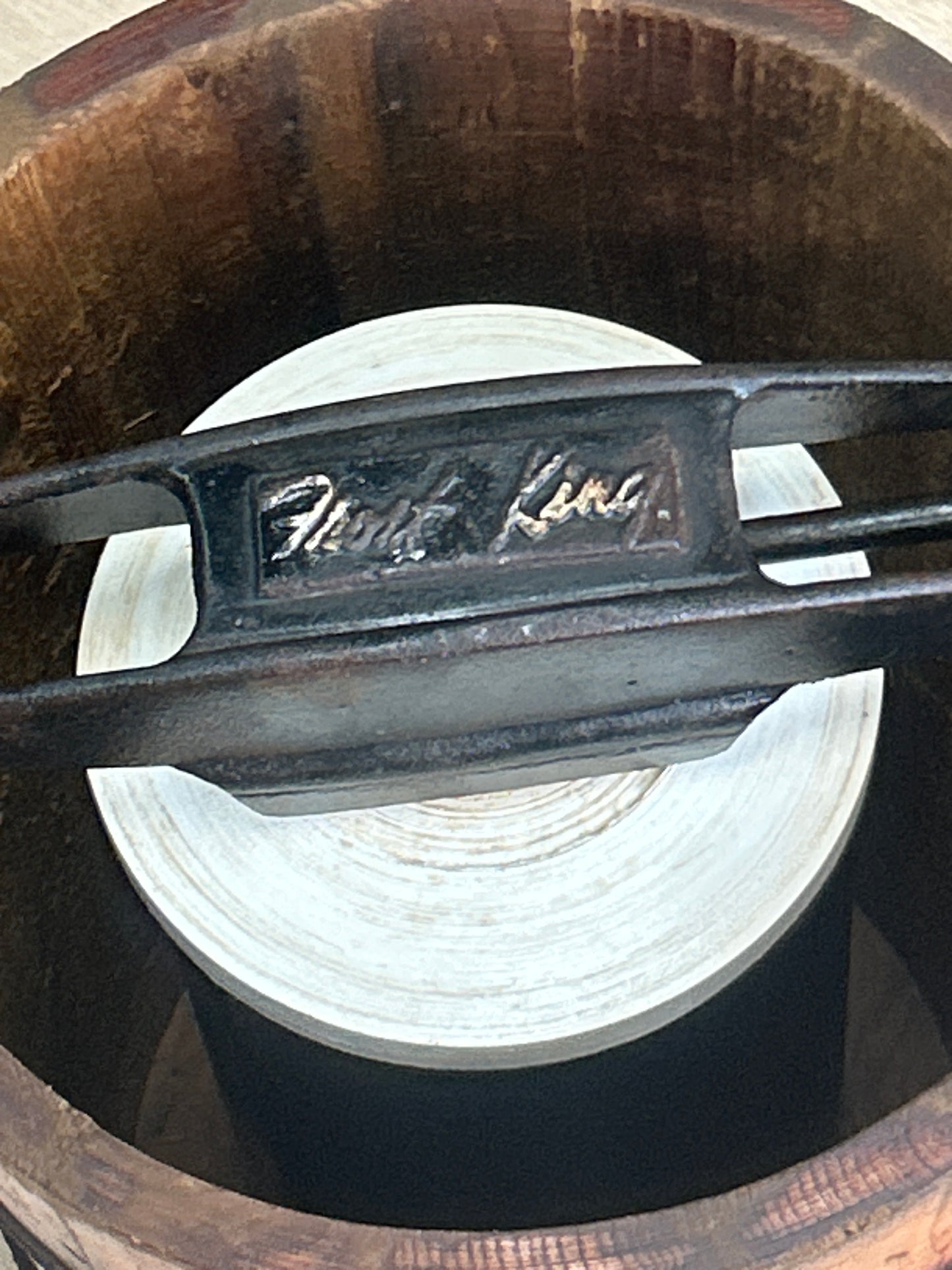Vintage Frost King Ice Cream Maker (it’s all there but maybe just for decor) Displays beautifully.