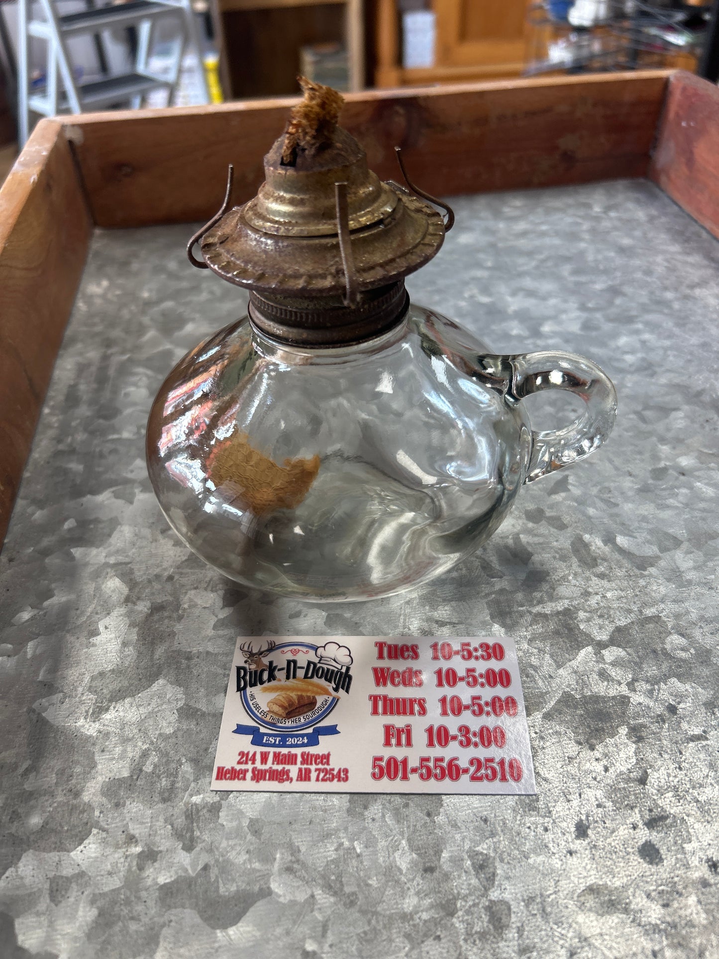 Vintage Kaddan Ltd Oil Lamp