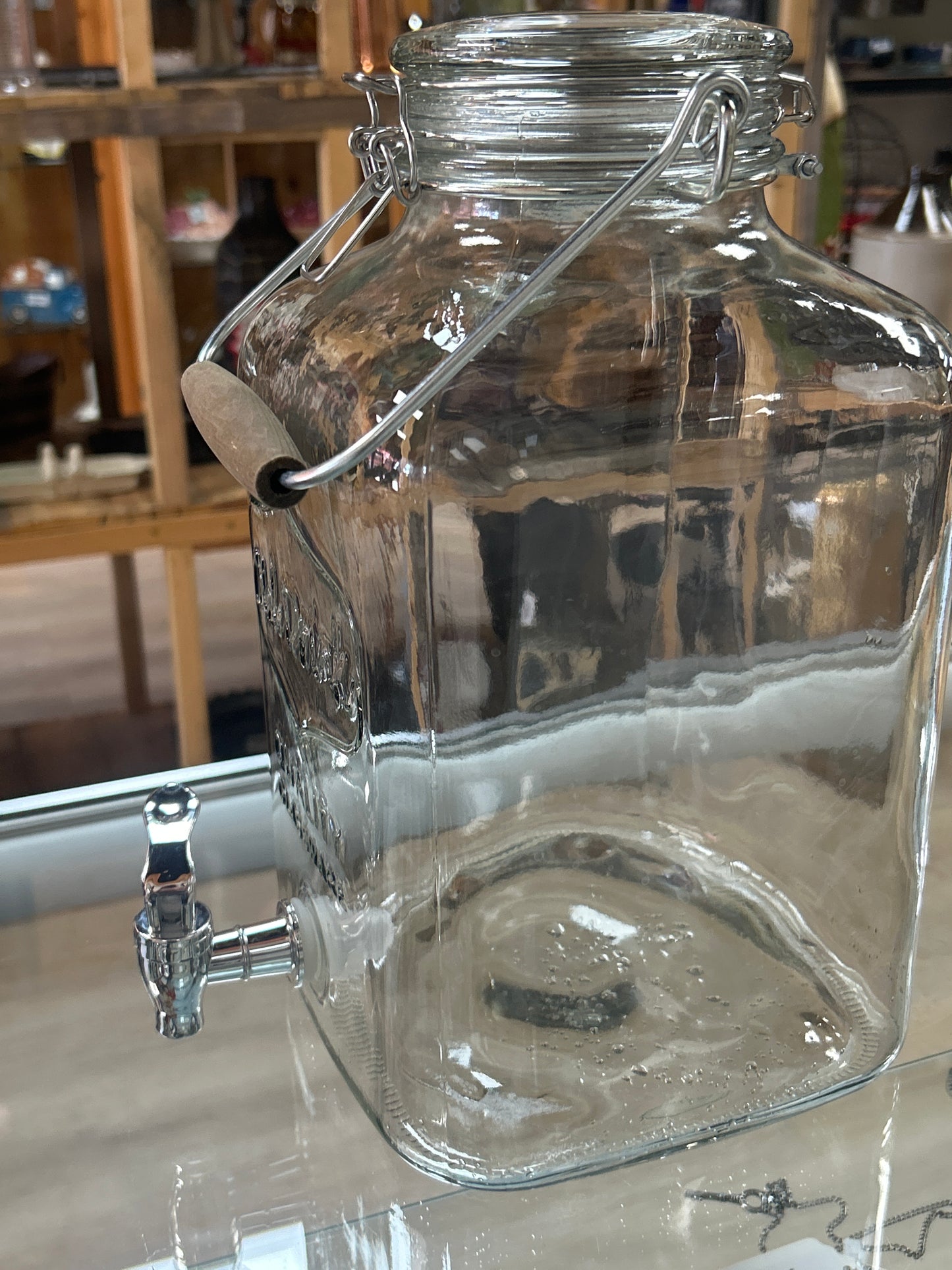 Drinking Dispenser Glass 2 Gallon