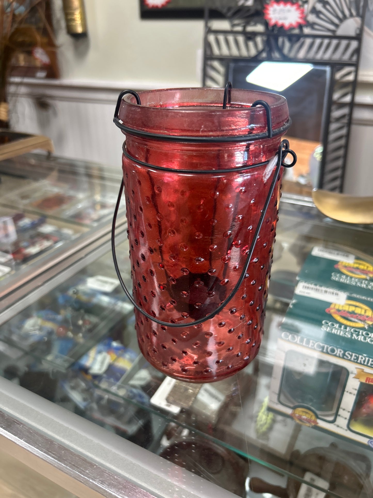 Vintage Pink Glass Hobnail Candleholder/Vase/Tea Light