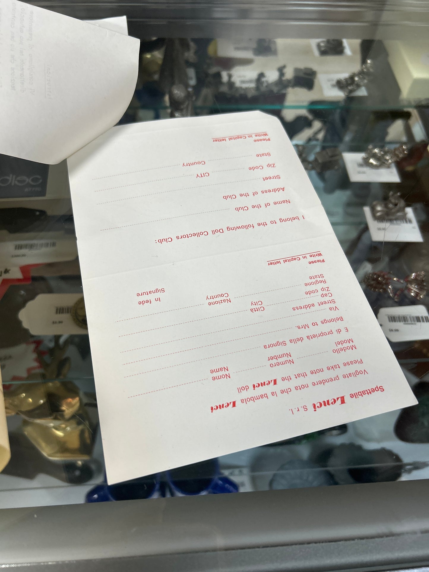 Vintage Lenci Doll w/ Documents