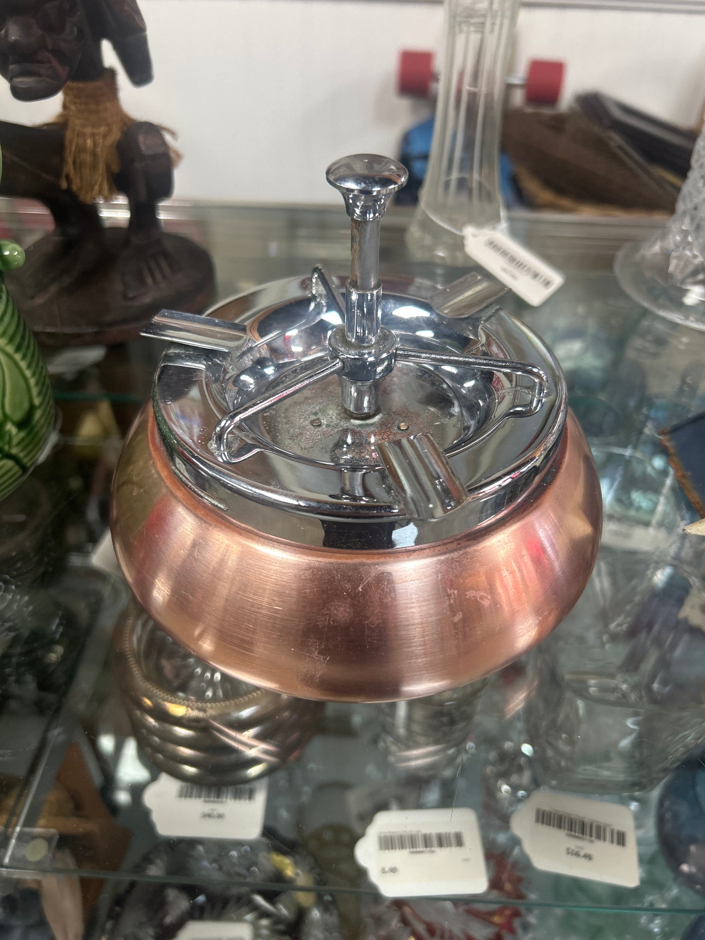 Vintage 1980s Roulette Ashtray