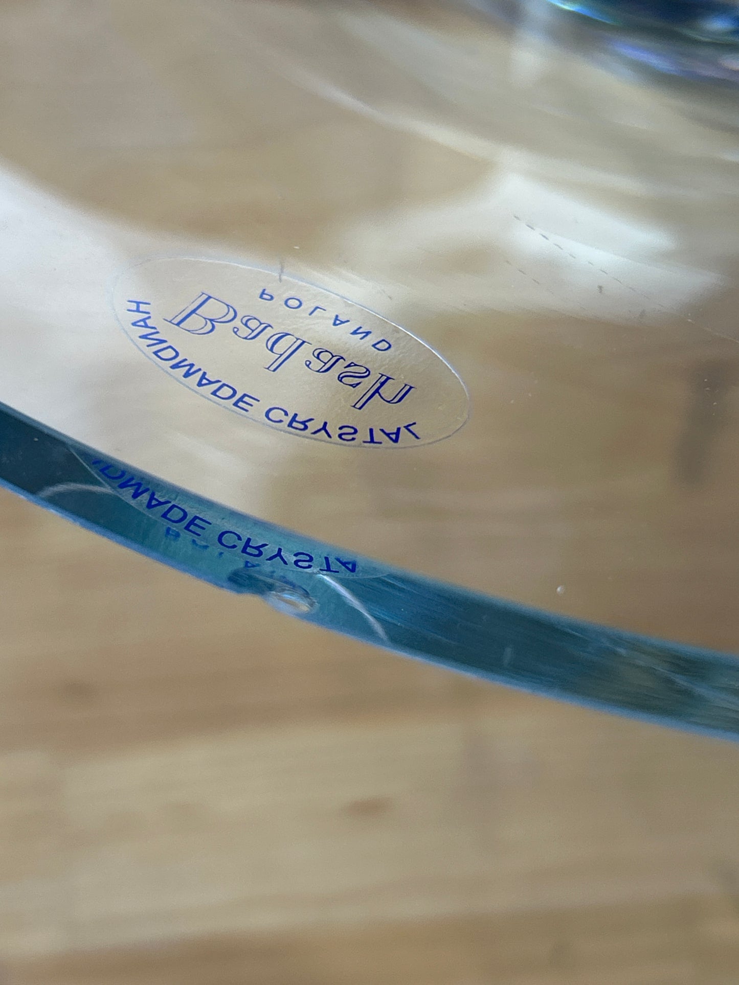 XL Badash Crystal Monaco Pedestal Bowl (preowned has nick in rim)