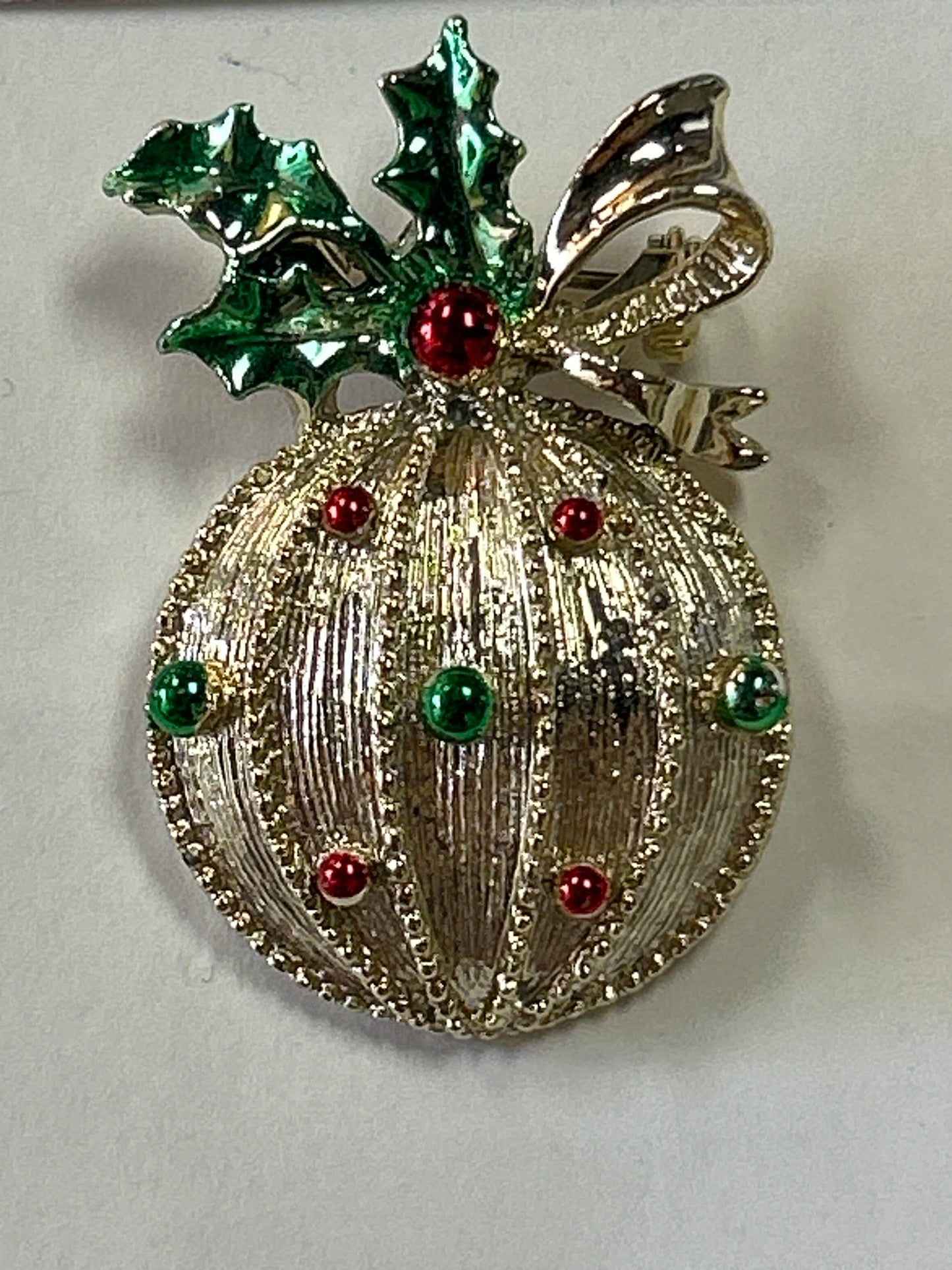 Vintage Gerry's Christmas Ornament Brooch Pin