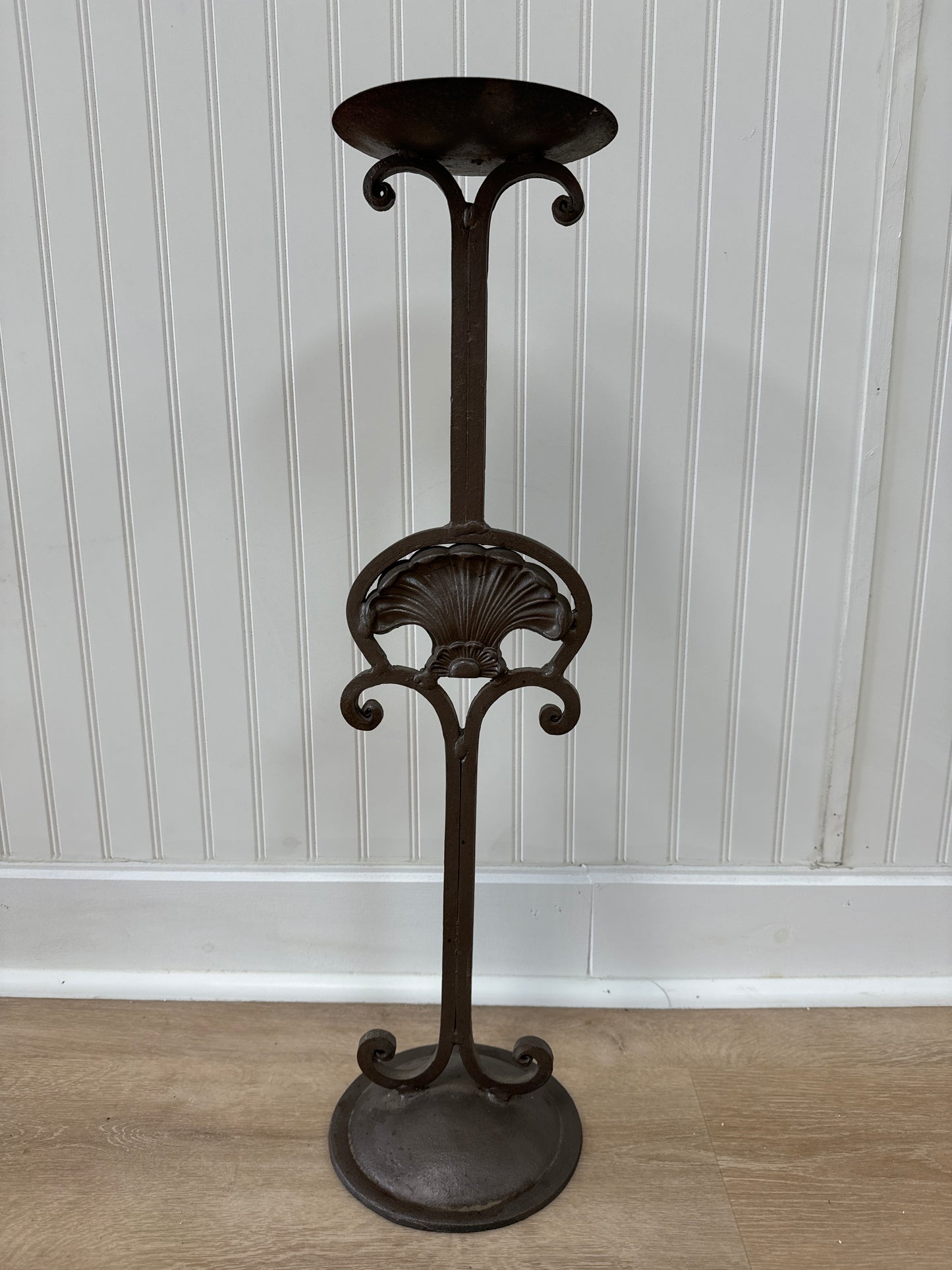 Cast Iron Candle Holder