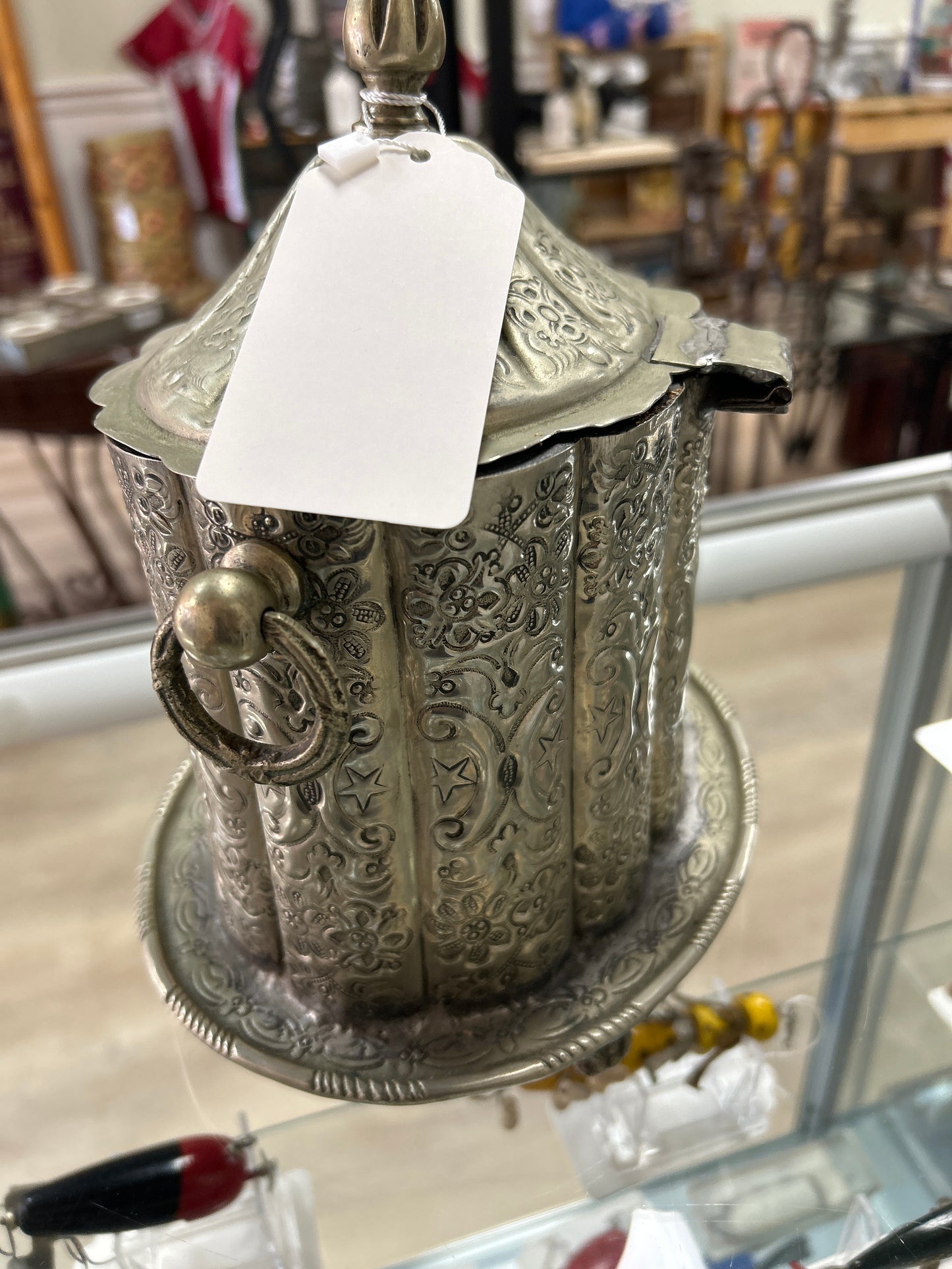 Vintage Moroccan Tea Caddy (w/ makers mark)