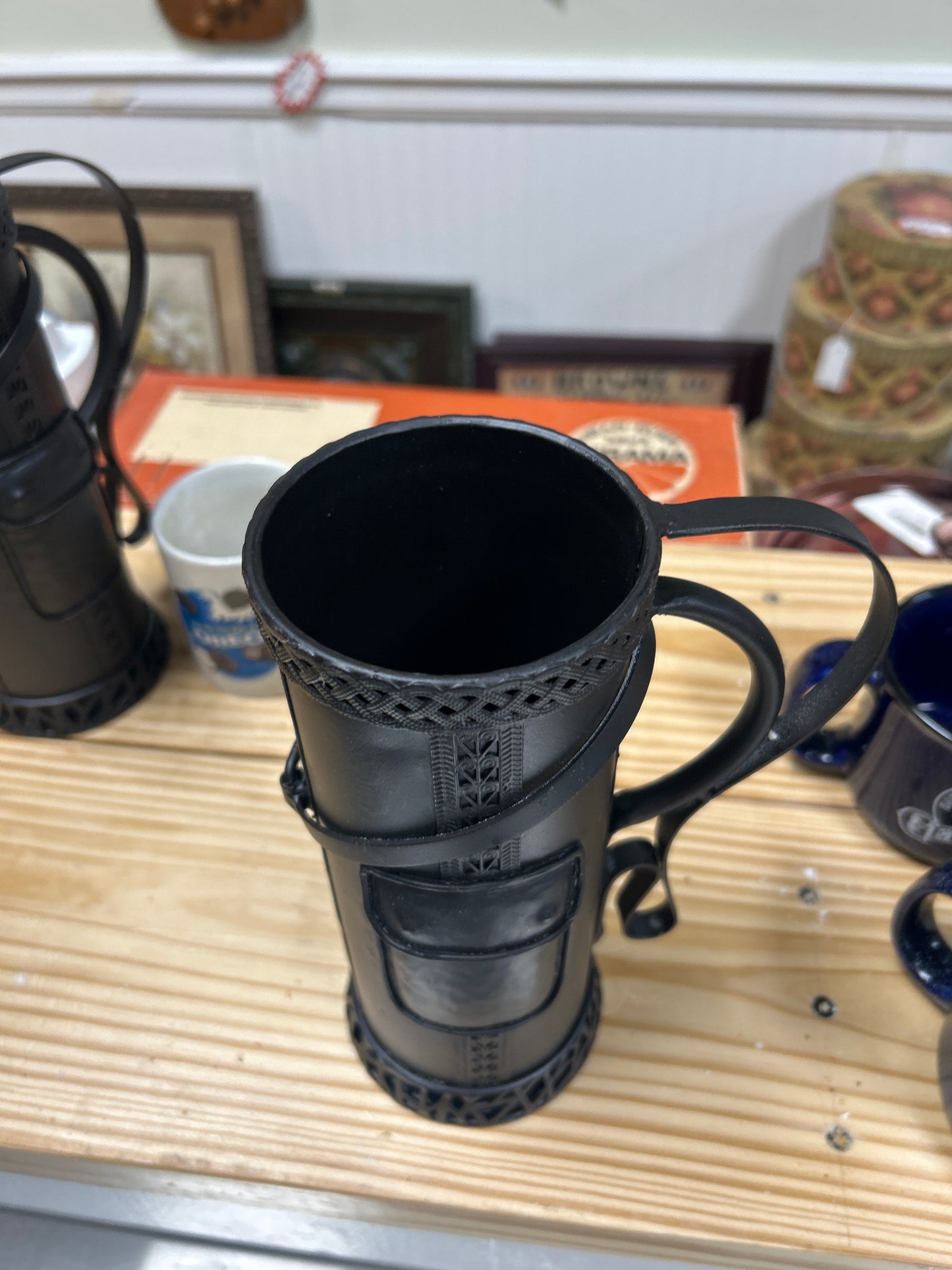 Metal Bag Vase