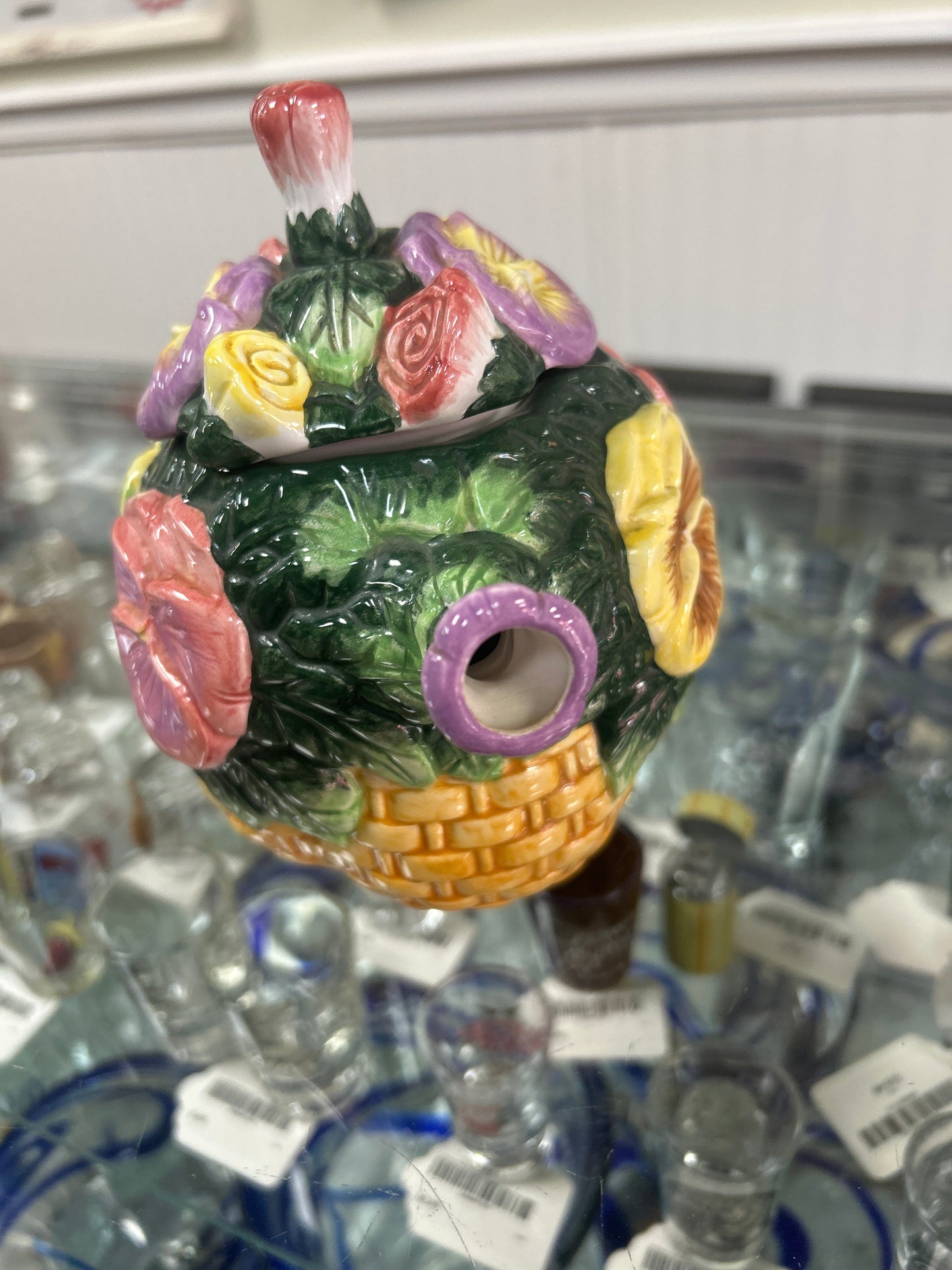 Ceramic Floral Covered Teapot by Asia Master Group
