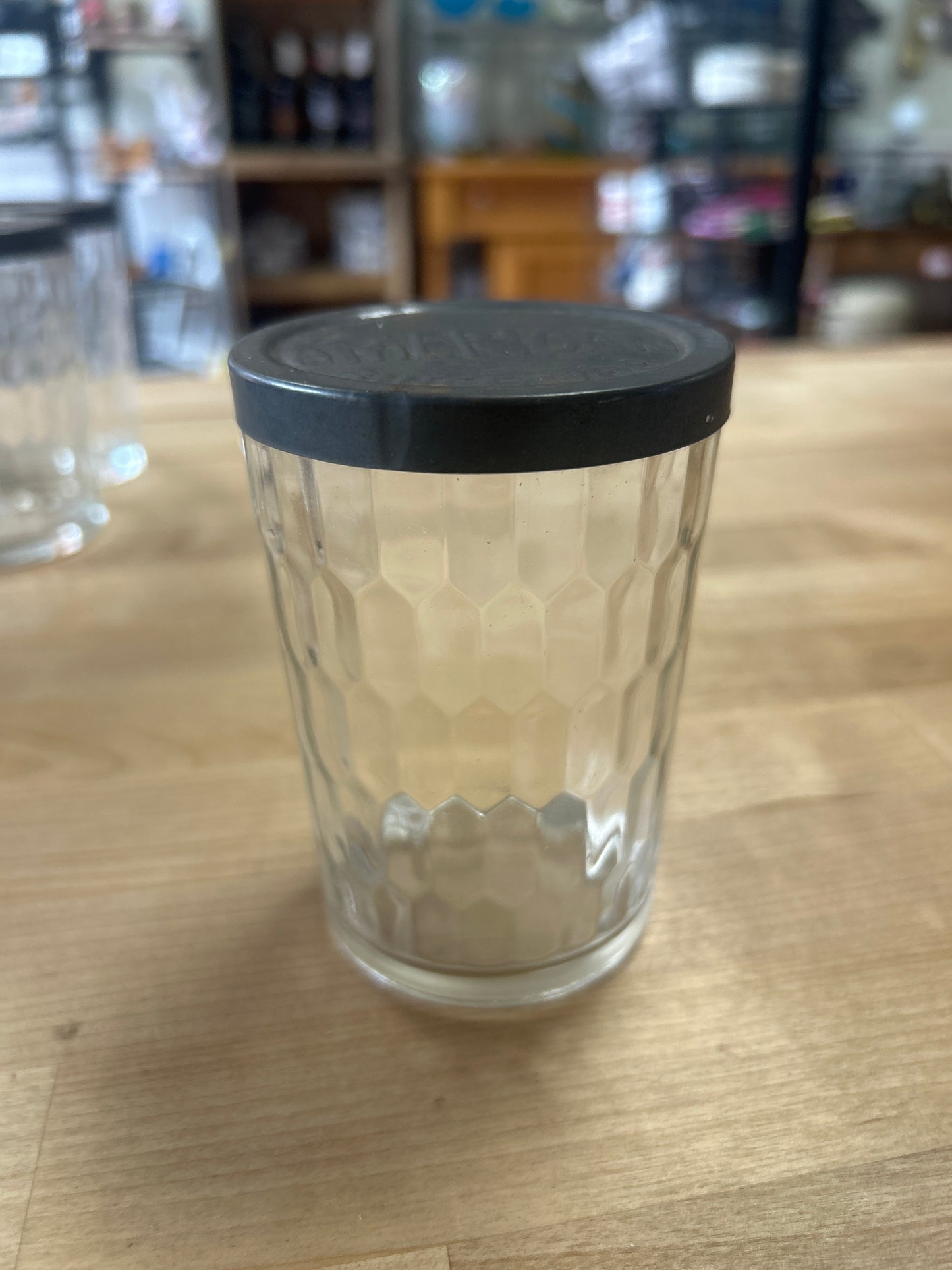 Antique American Snuff Jar (bbb)
