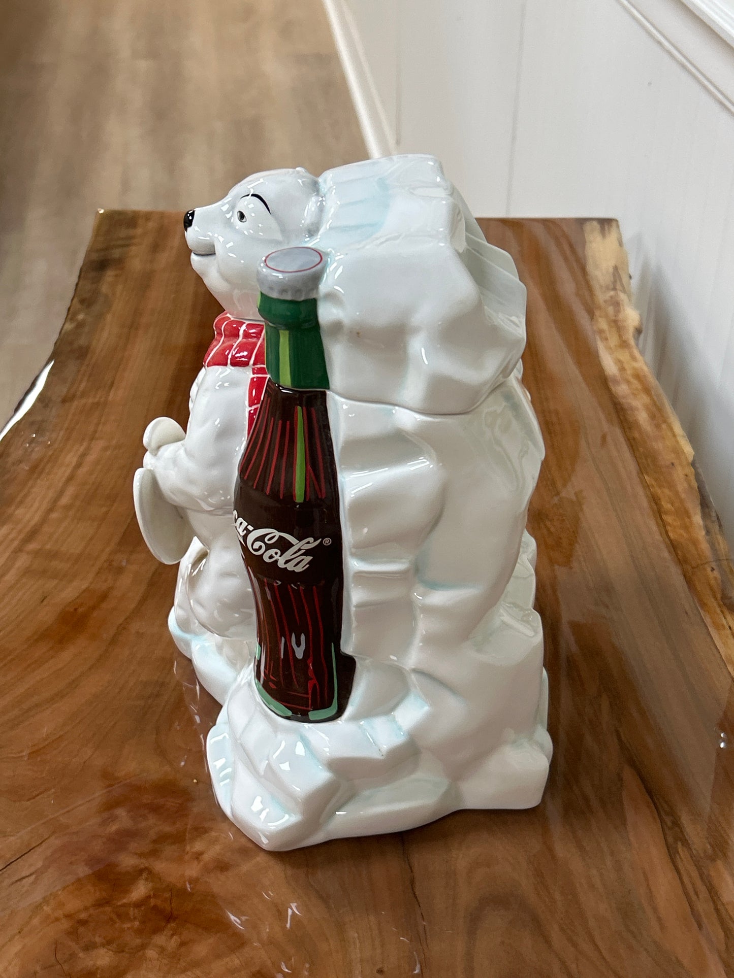 Coke Bear Cookie Jar 1996 Coca-Cola