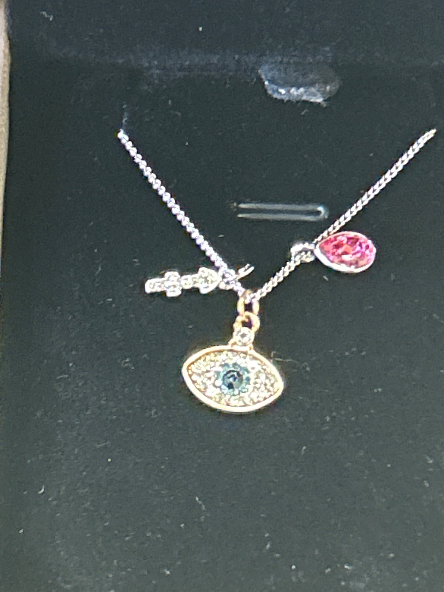 Necklace Eye of Evil (pink)