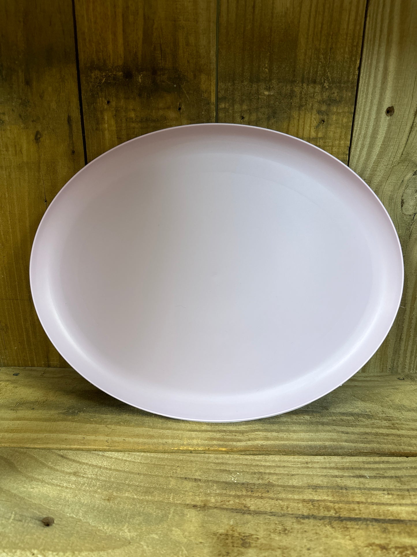 15” Oval Plate Plastic Freezer & Microwave Safe Top Rack Dishwasher Safe
