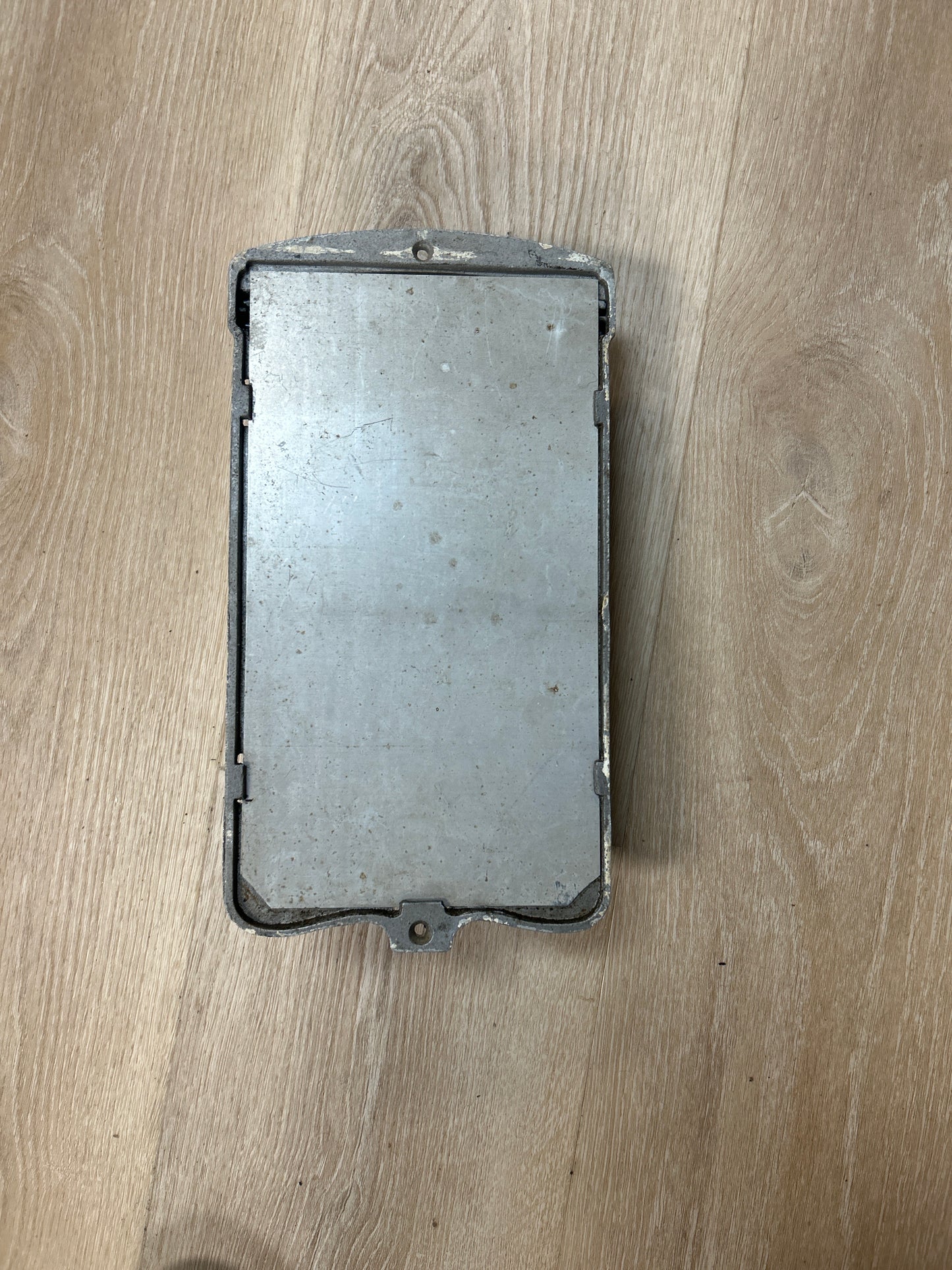Vintage Slotted Aluminum Wall Mailbox