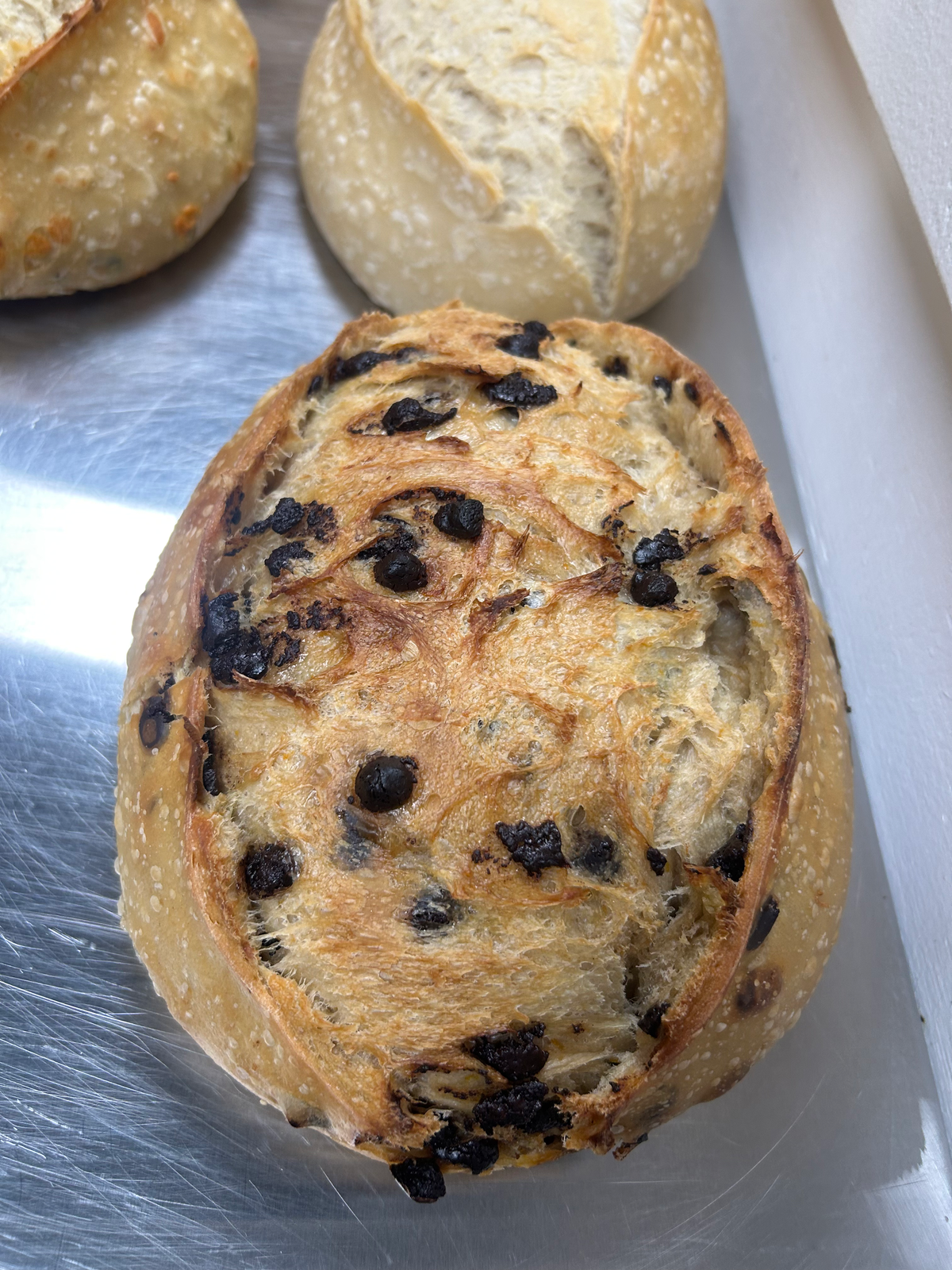 Orange Dark Chocolate Sourdough Bread