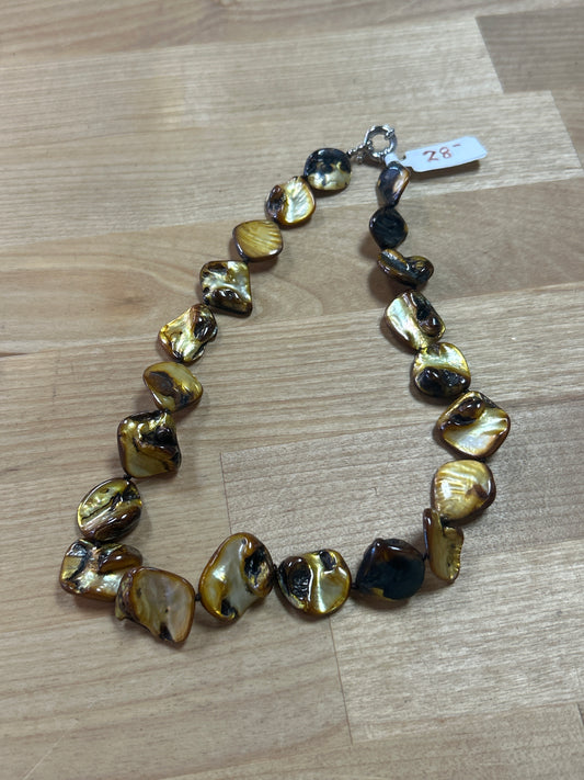 Brown Shell Necklace (preowned)