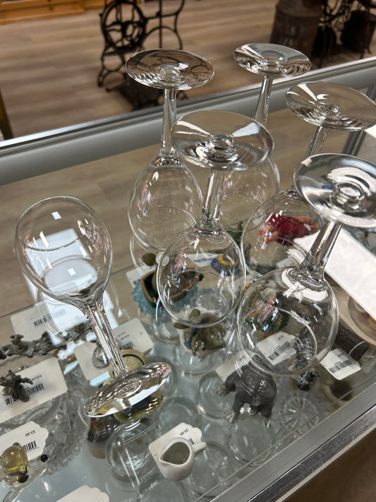 Vintage wine glasses 6 in set