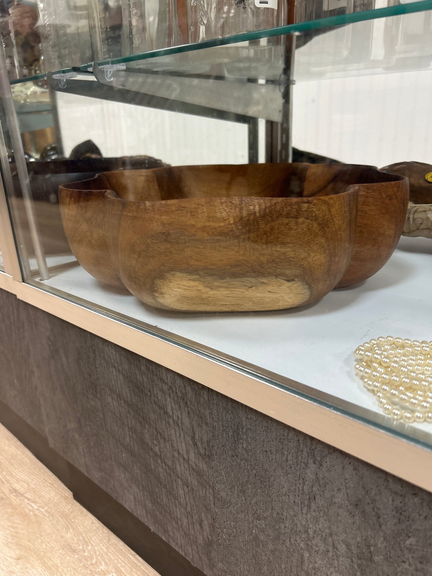 Vintage wood bowl Blain Hawaii 14”