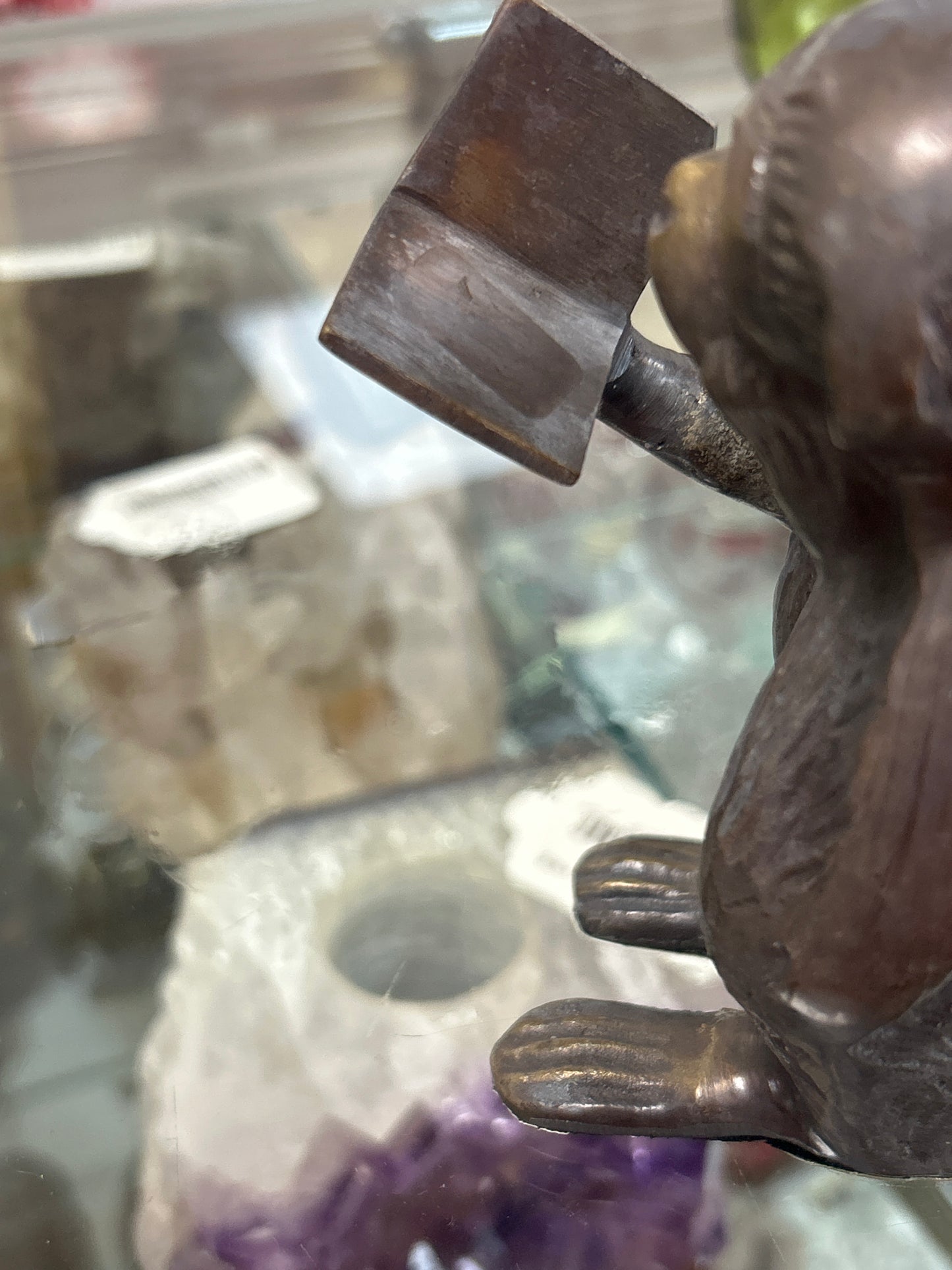 VINTAGE Bronze Monkey Sculpture