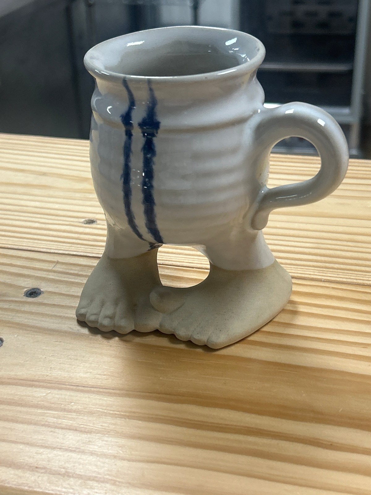 Vintage Footed Mug