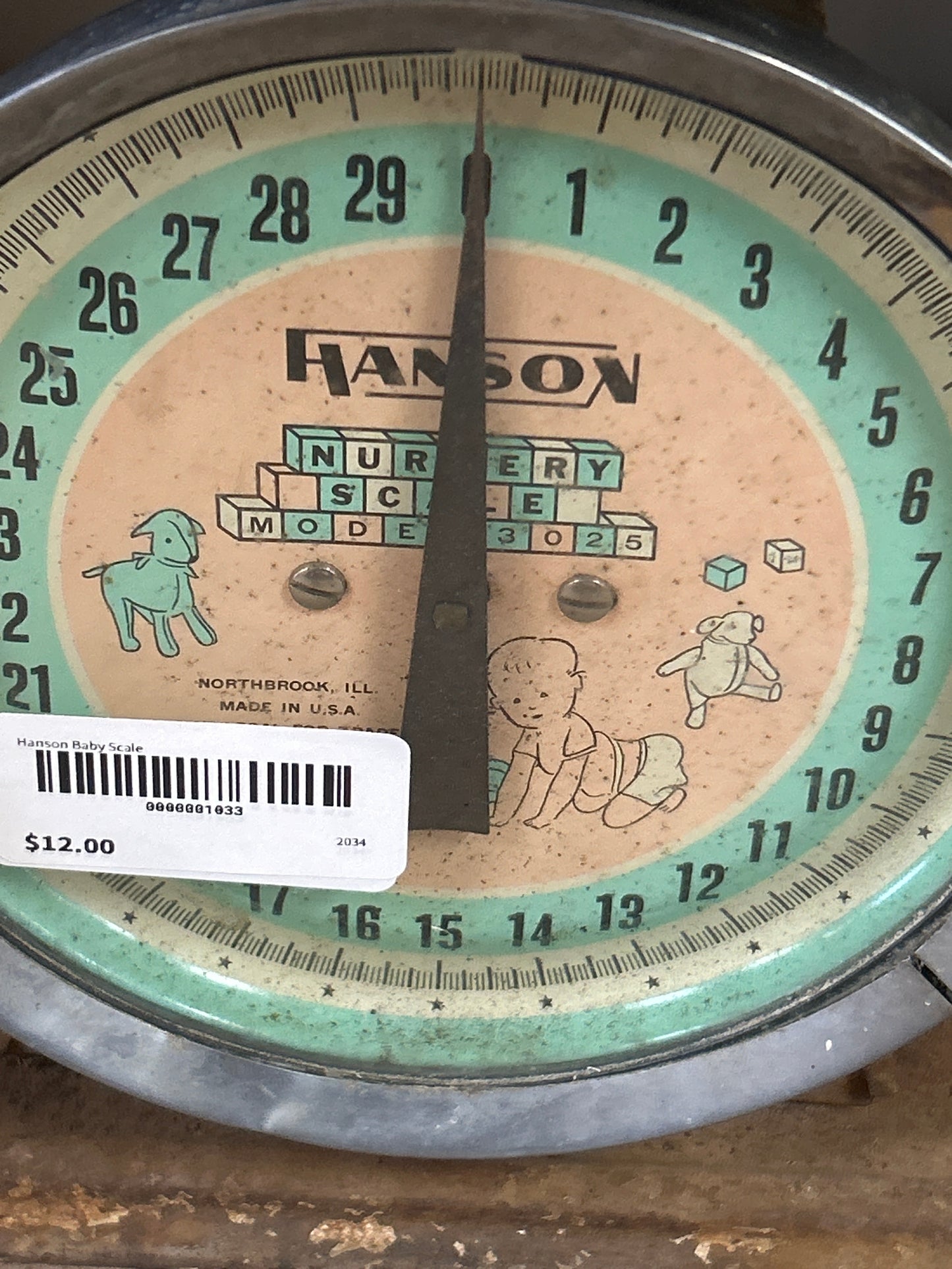Vintage Hanson Baby Scale