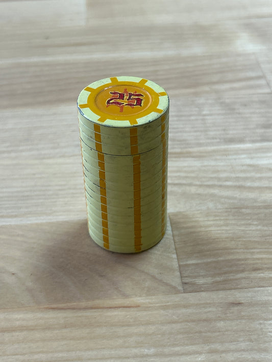 Vintage poke chip stack lighter