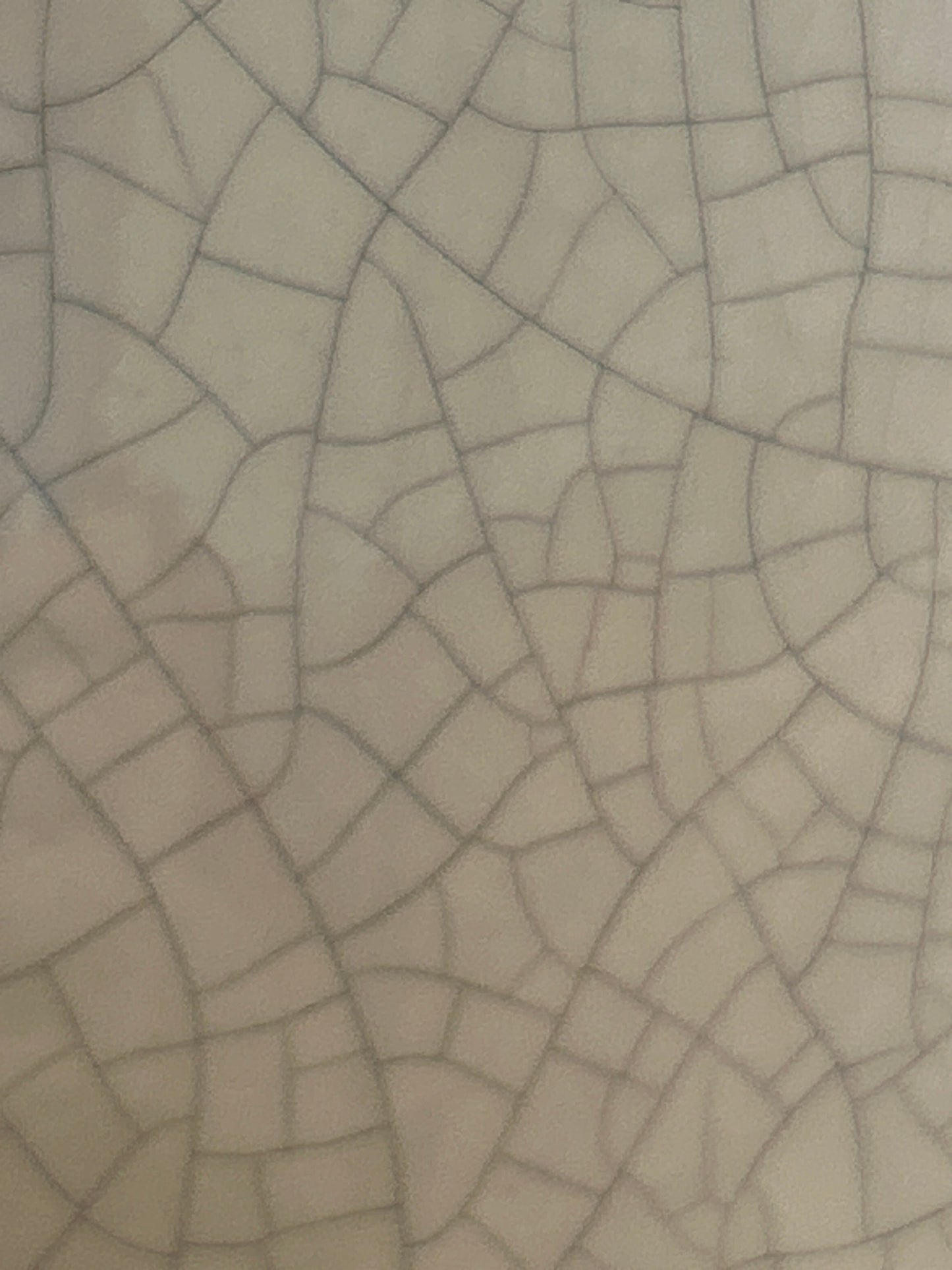 Large Vintage Crackled Vase
