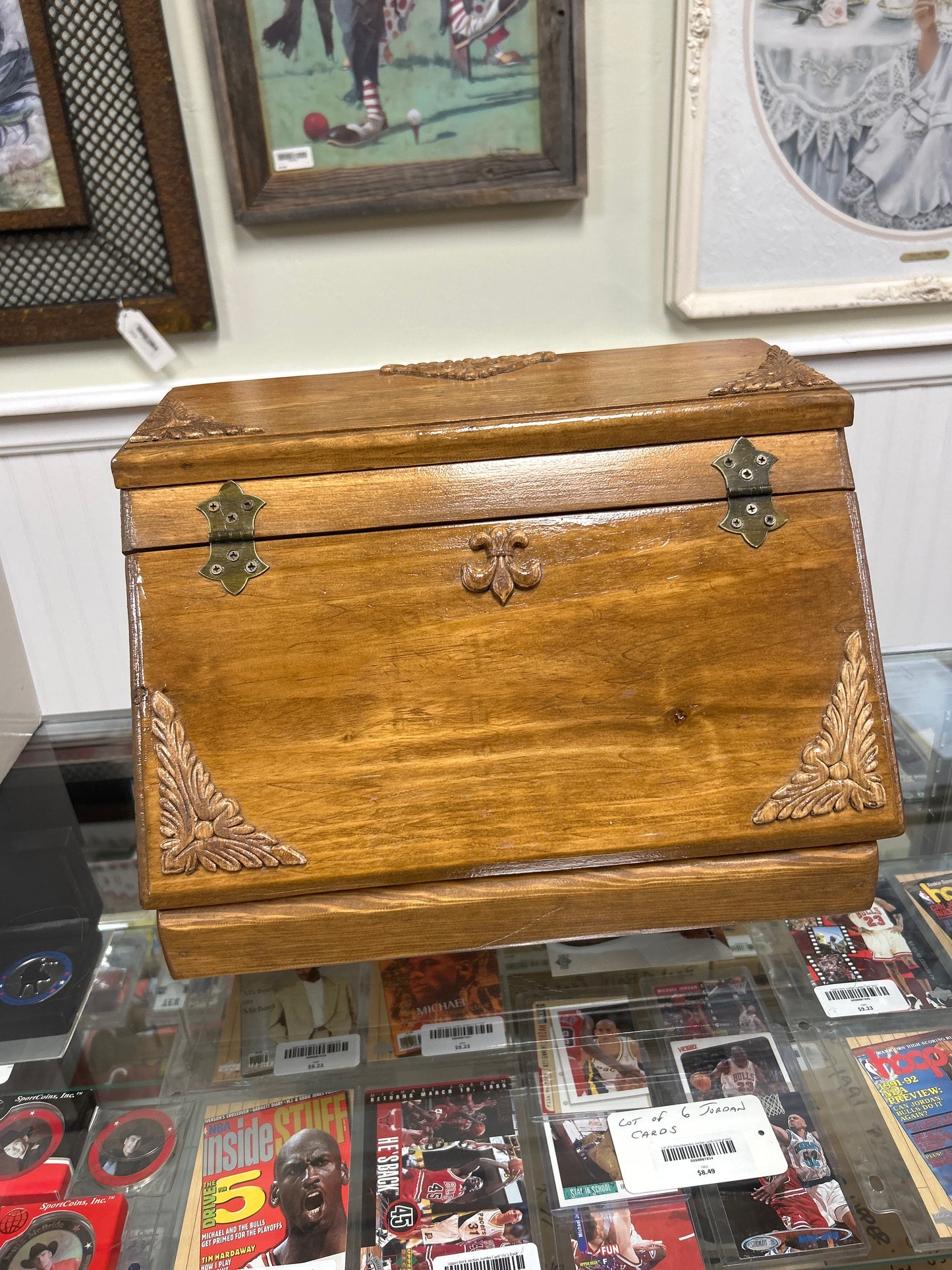 Vintage Wood Bread Box