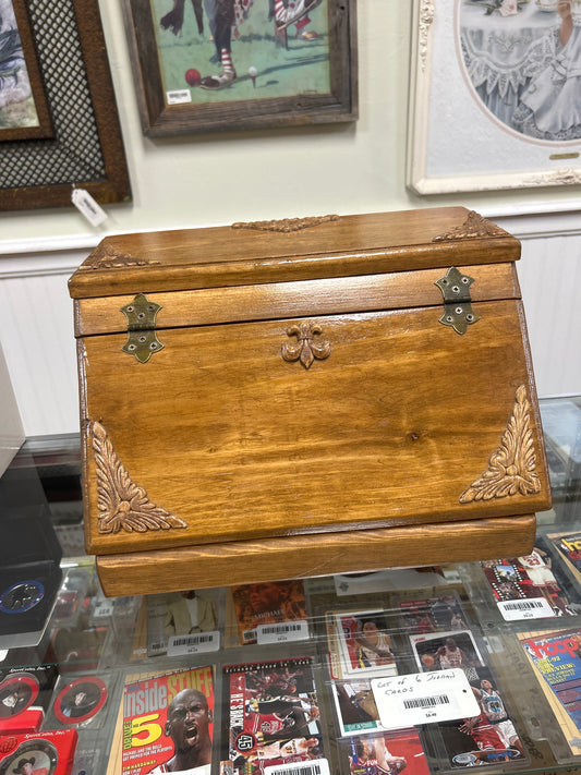 Vintage Wood Bread Box