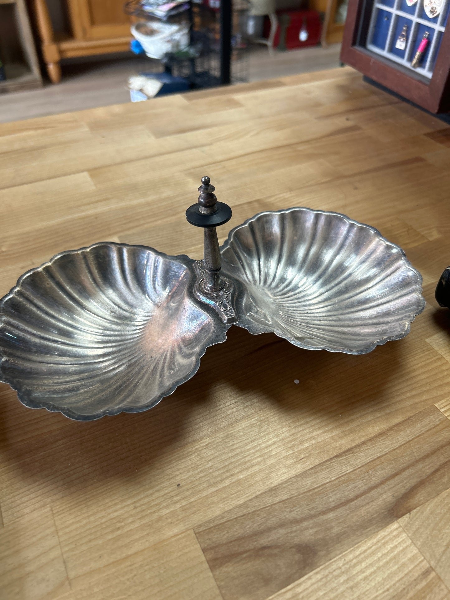 Classic Candy Dish (appears to be silver plated…but that’s a guess on our part) Priced Accordingly.