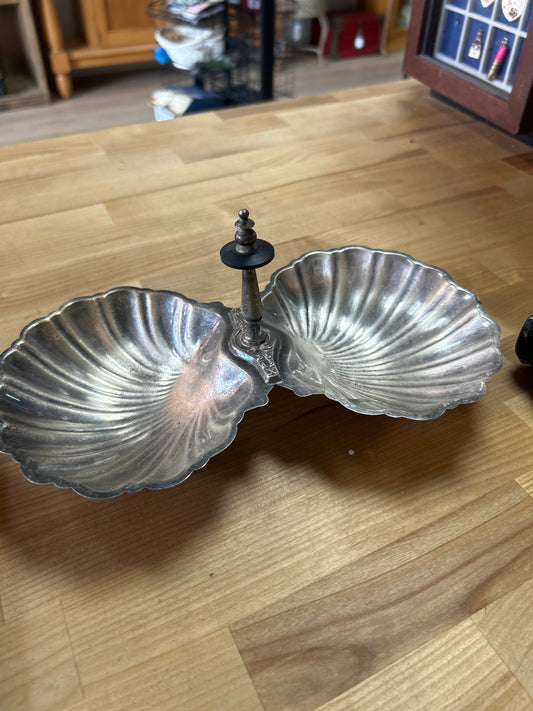 Classic Candy Dish (appears to be silver plated…but that’s a guess on our part) Priced Accordingly.