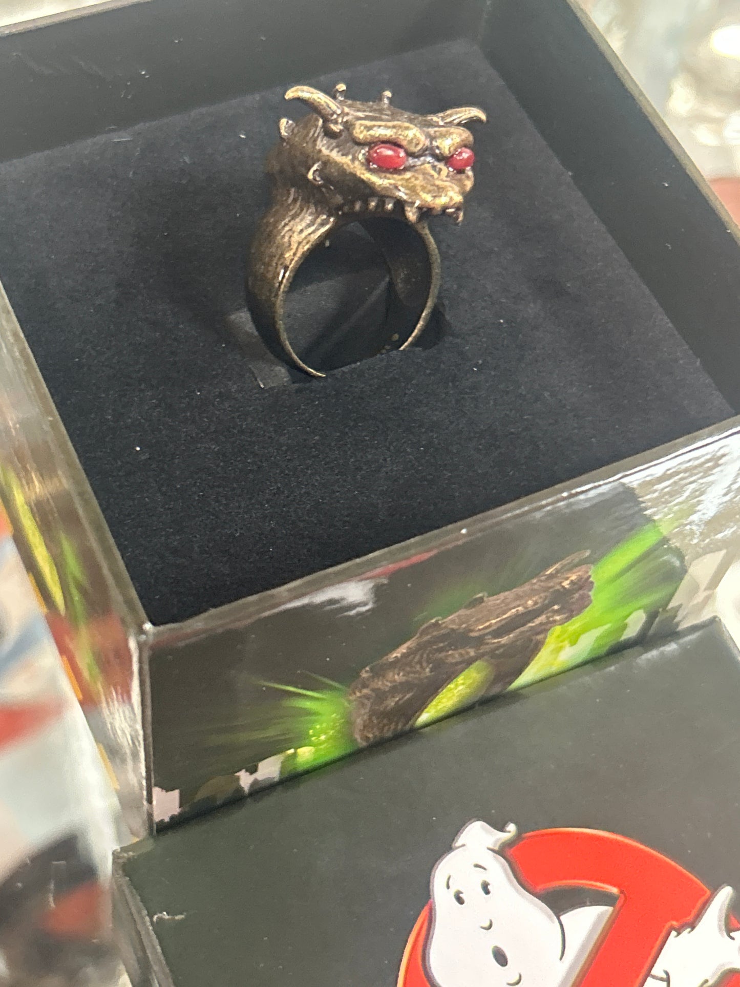 Rare Ghostbuster Terror Dog Ring medium size 10 New In Box