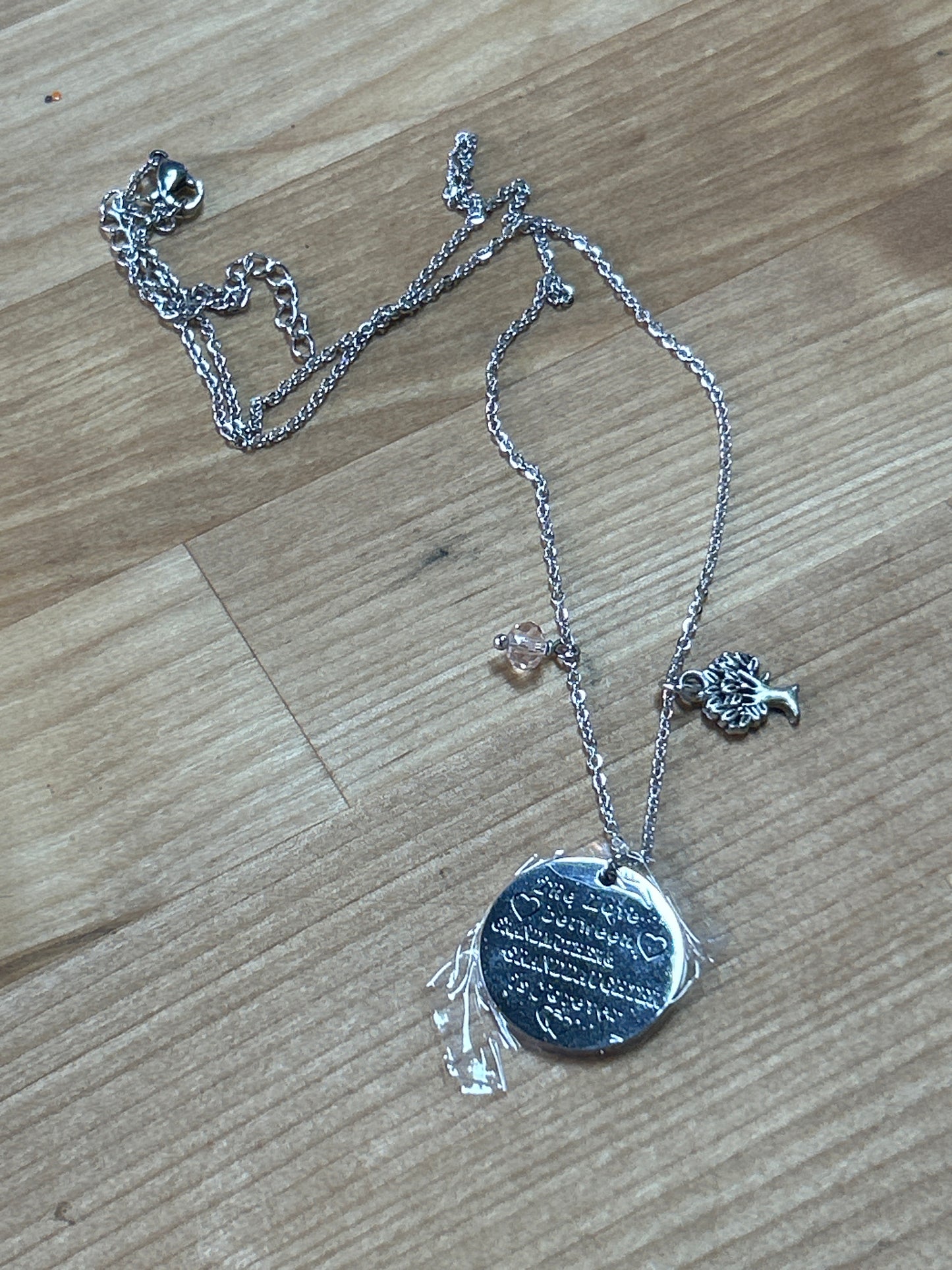Love Between Grandmother and Granddaughter is Forever (necklace)