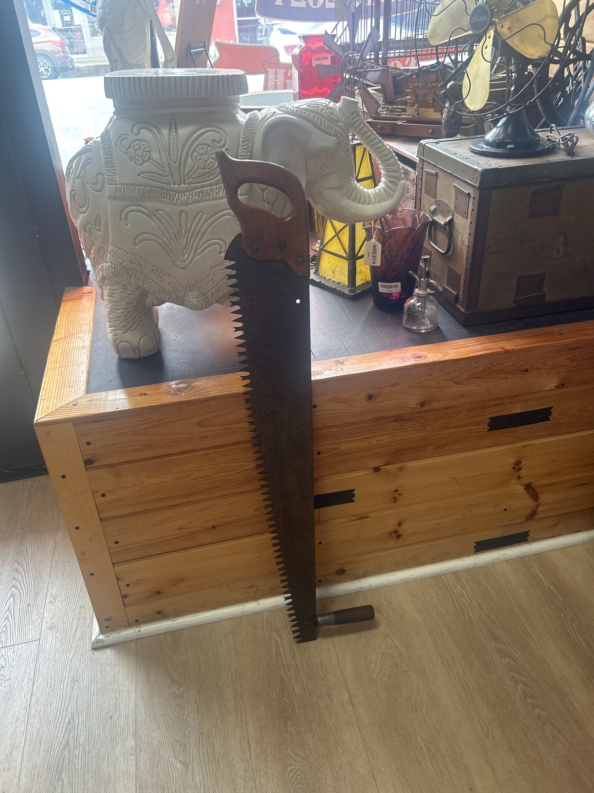 Antique 2-Man Cross Cut Saw