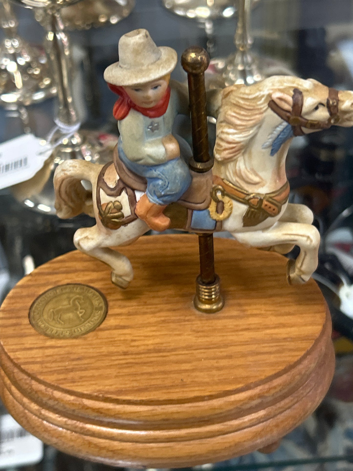Cowboy Music Box (leg broken)