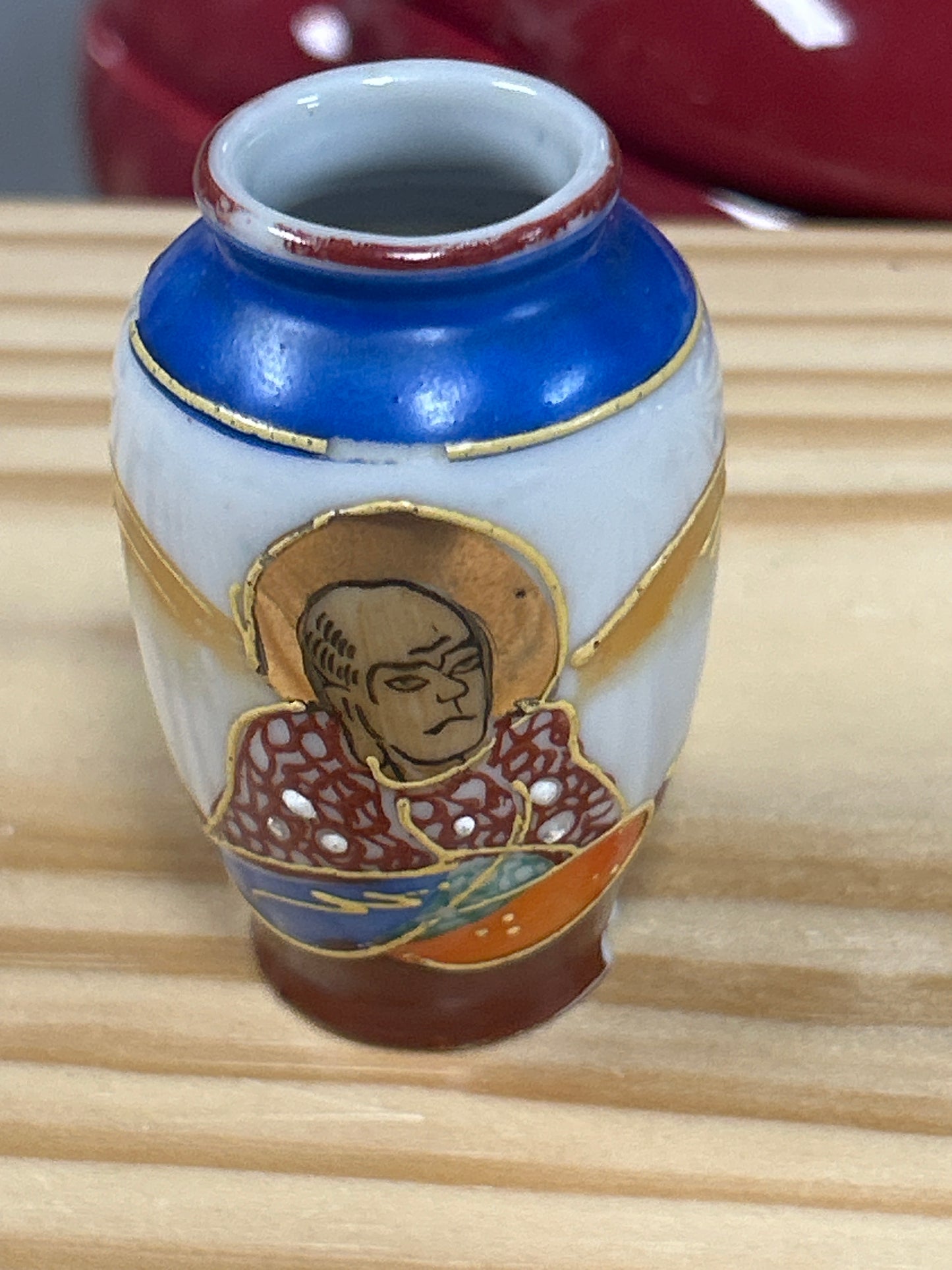 Vintage Occupied Japan Mini Vase Hand Painted