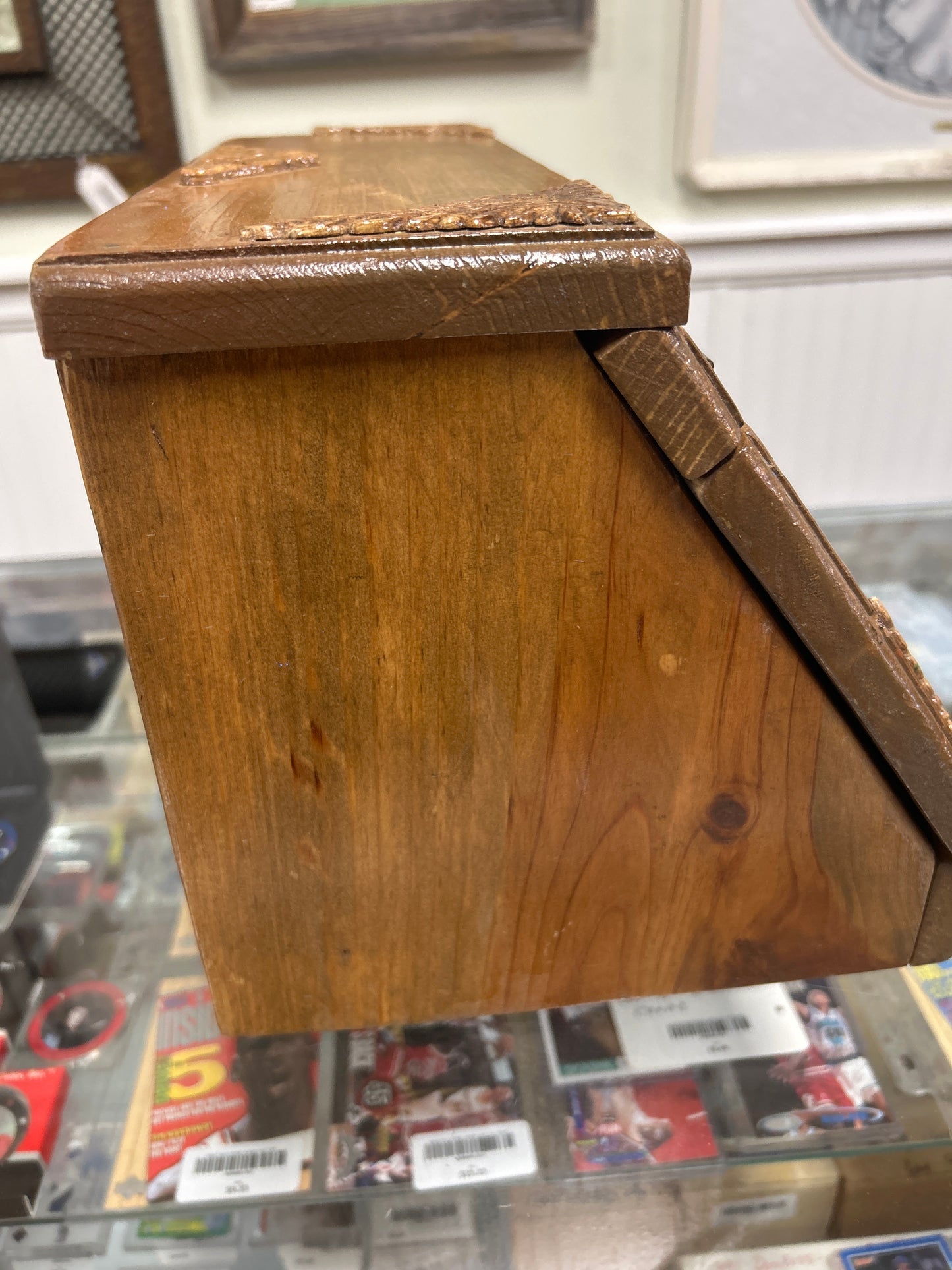 Vintage Wood Bread Box