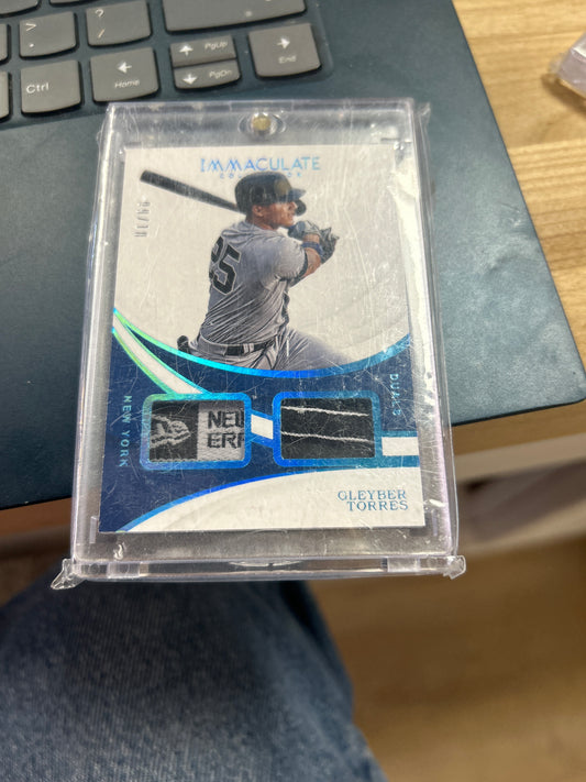 2019 Panini Immaculate Collection 9 of 10 ID-GT Gleyber Torres