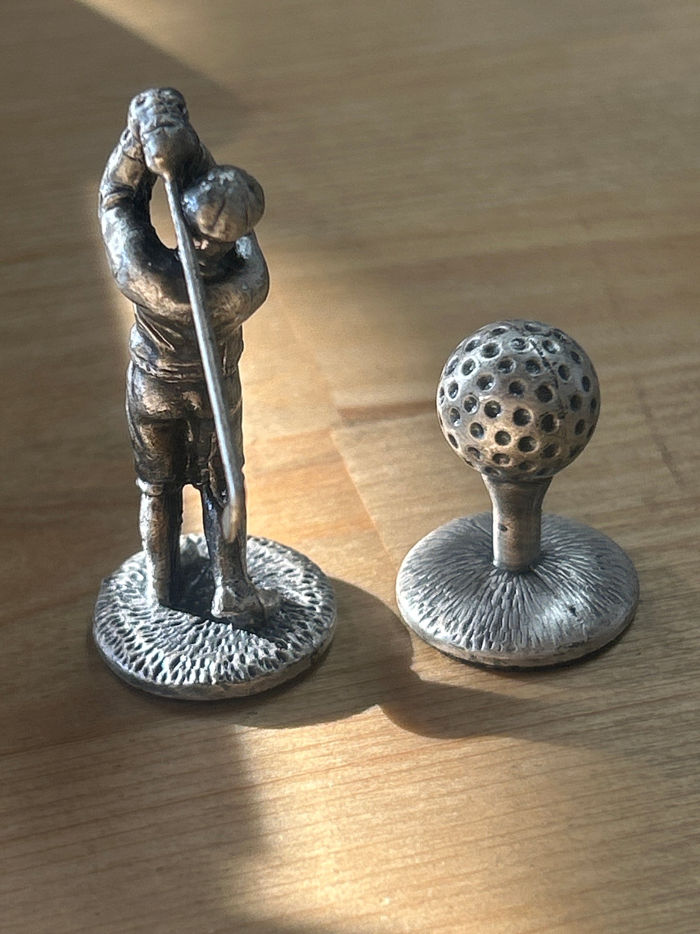 Pewter Golfer w/Ball Set 2” Golfer