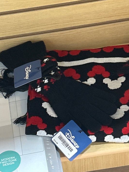 Mickey Scarf and Gloves Disney