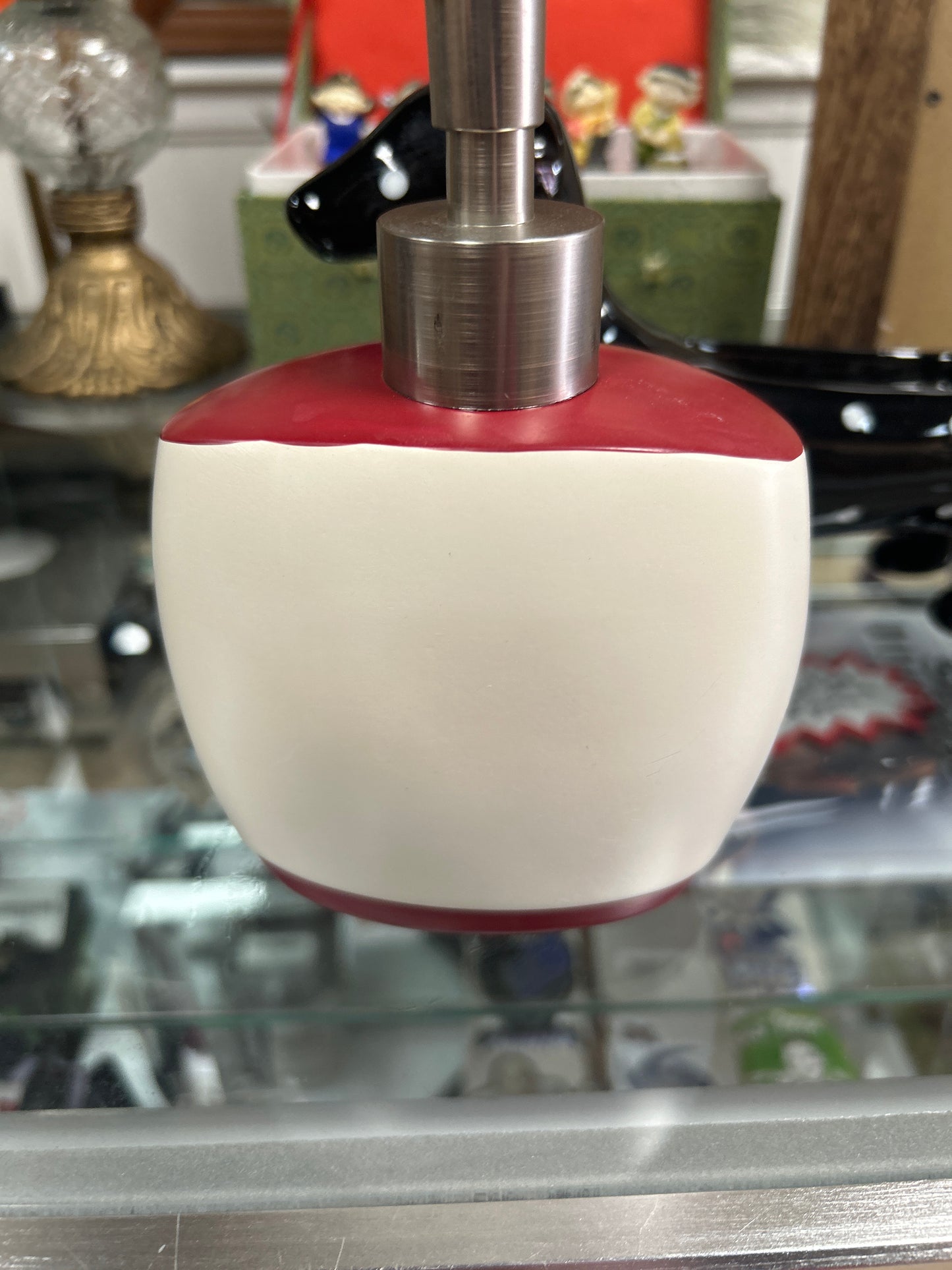 Dachshund Holiday Soap Dispenser / Lotion Pump